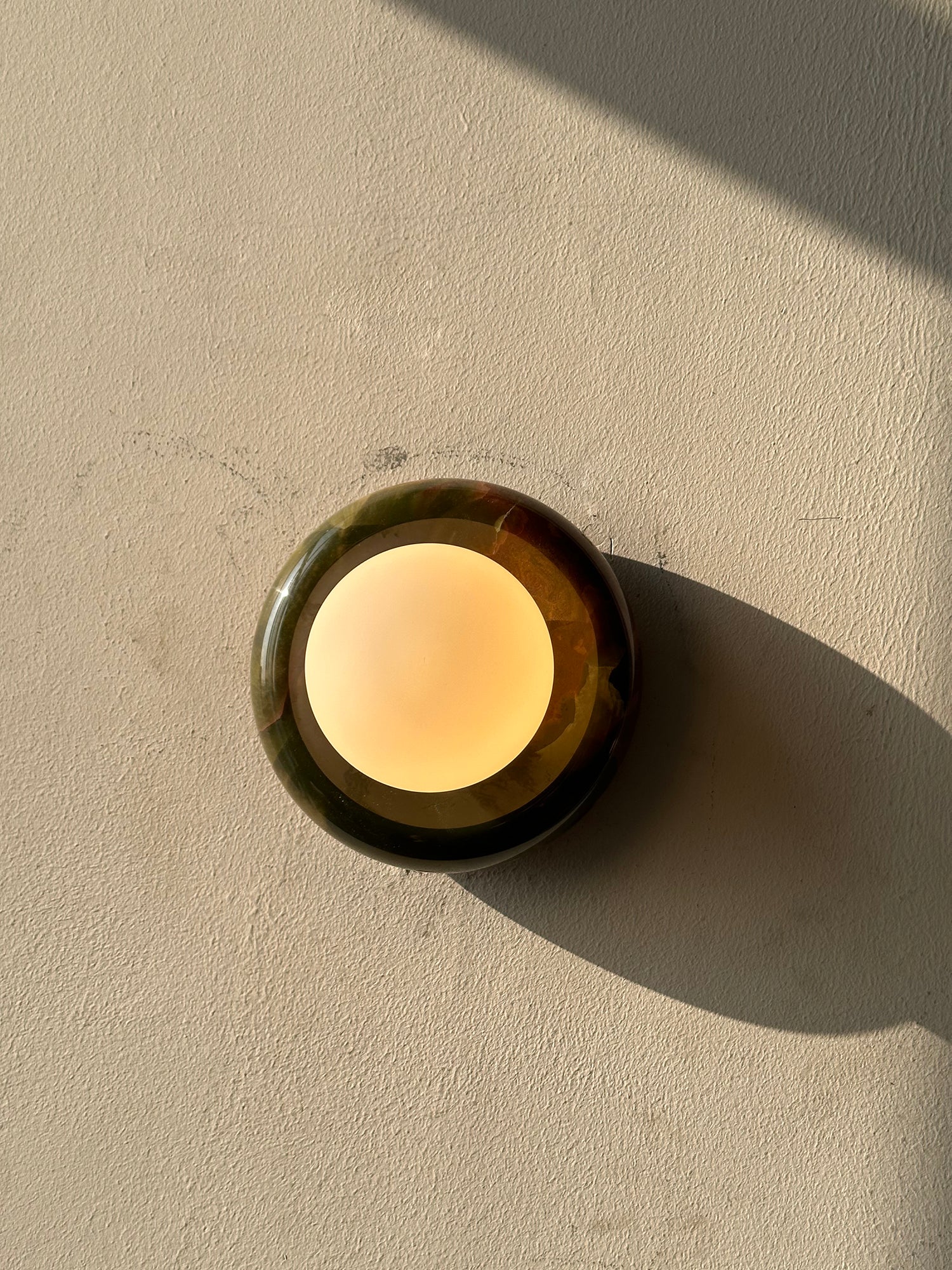 Cemaros Modern Minimalist Jade Glass Wall Lamp - Letslighting