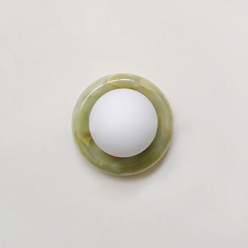 Cemaros Modern Minimalist Jade Glass Wall Lamp - Letslighting