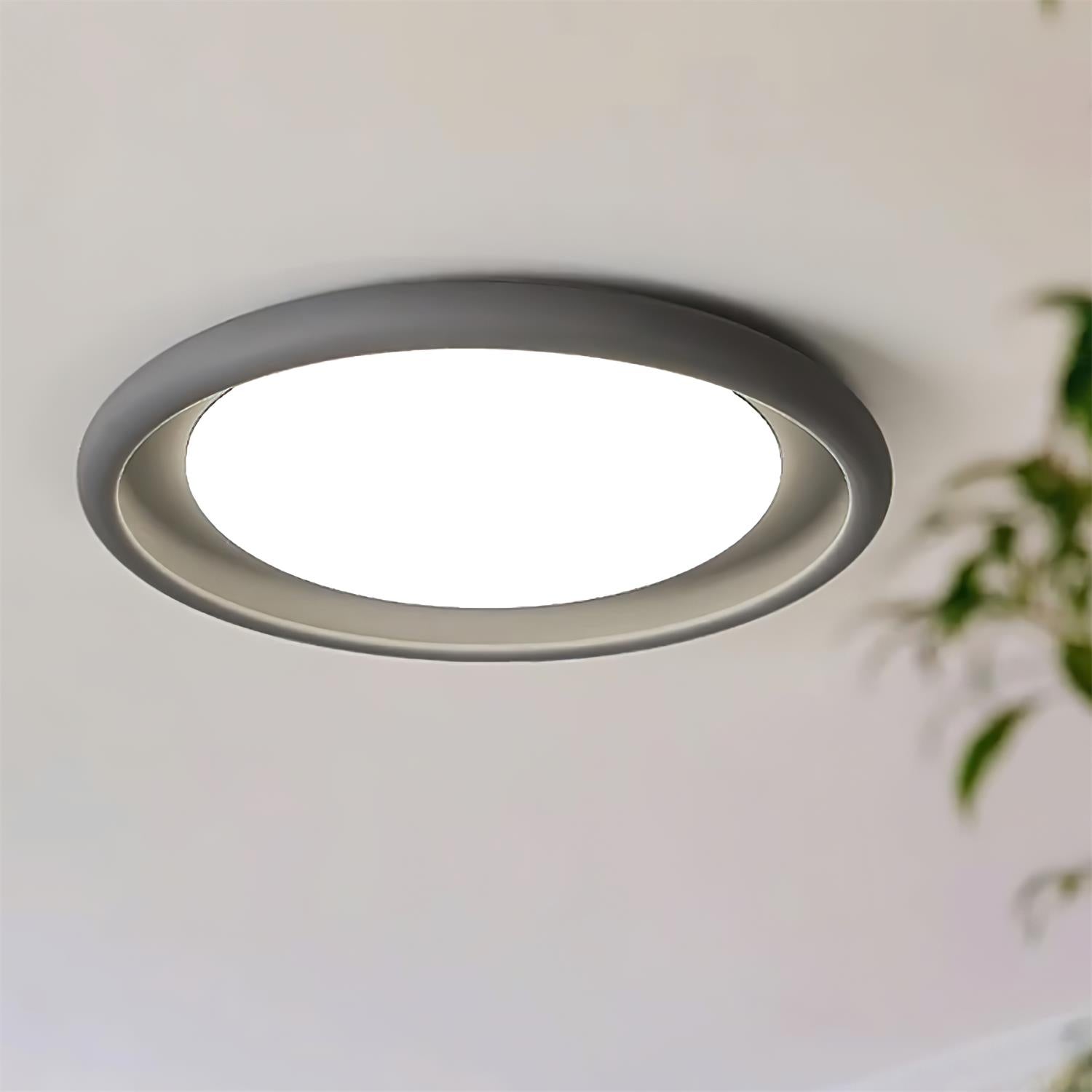 Nuria Ceiling Lamp Round Silhouette Minimalist Ambient - Letslighting