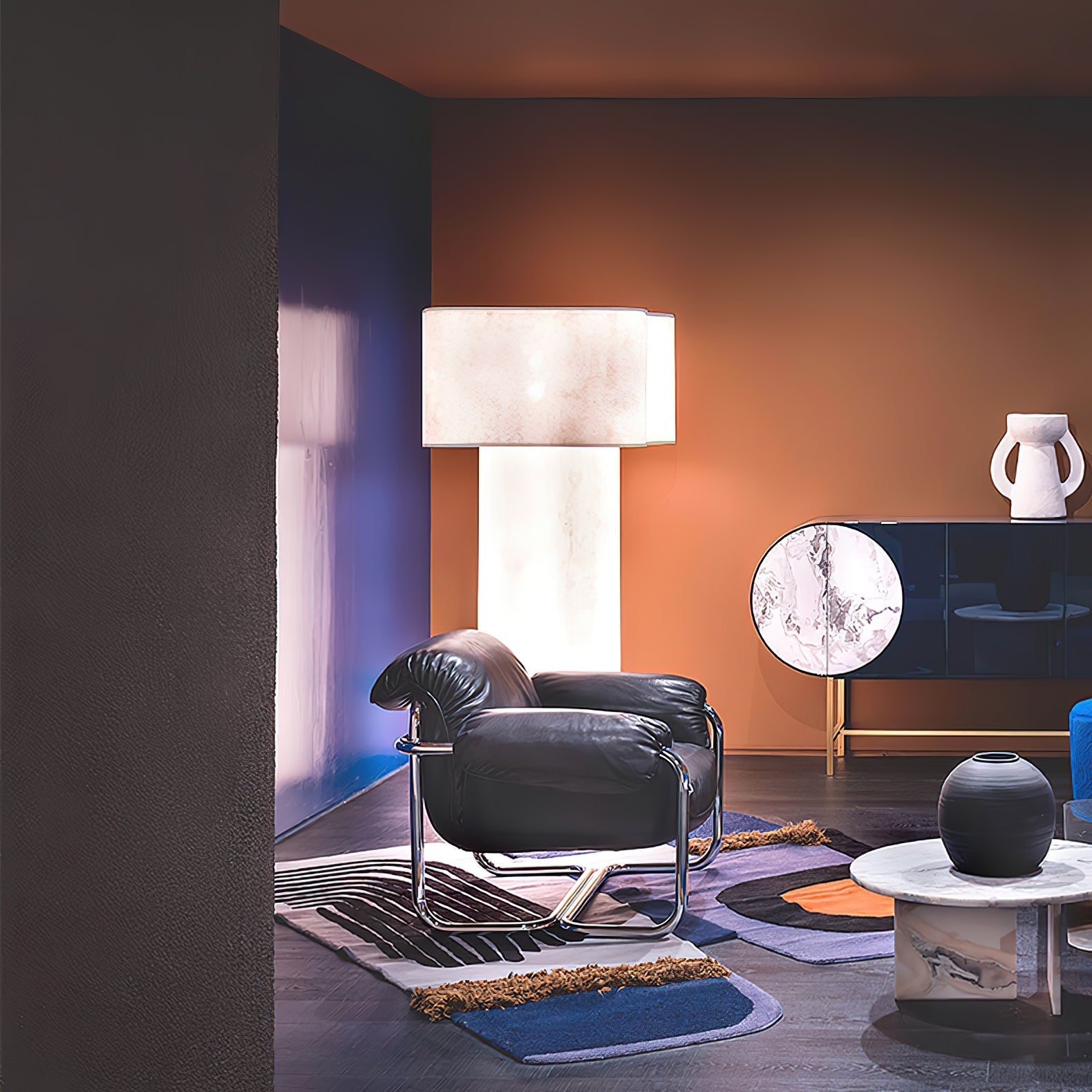 Loneo Minimalist FRP Floor Lamp - Letslighting