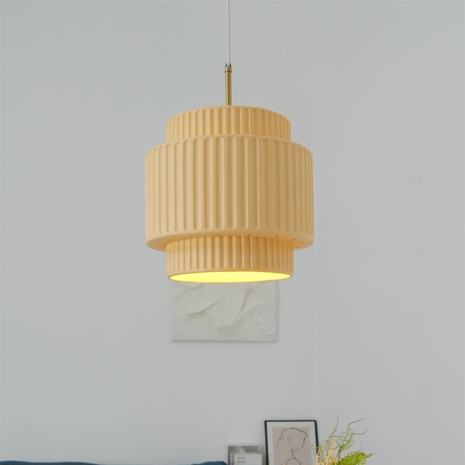Aurelia Ribbed Pendant Light - Letslighting