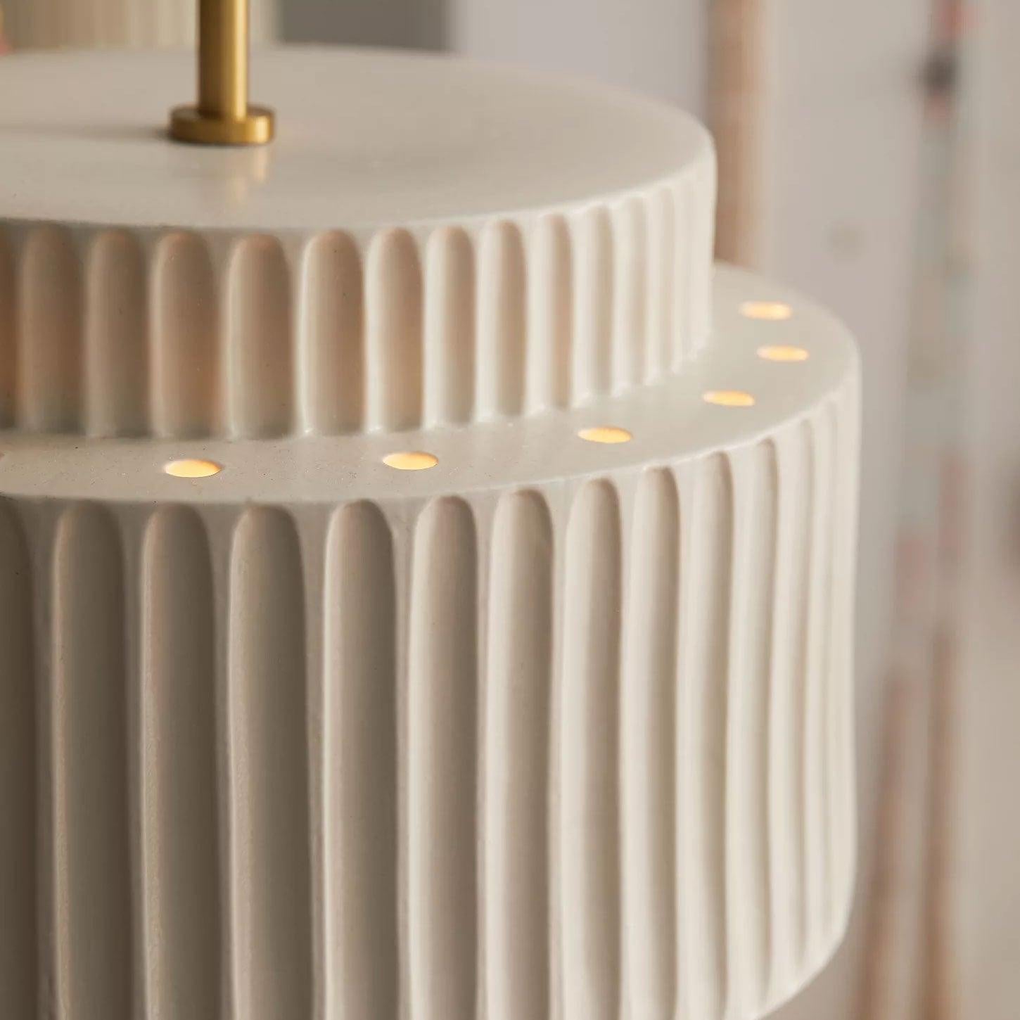 Aurelia Ribbed Pendant Light - Letslighting