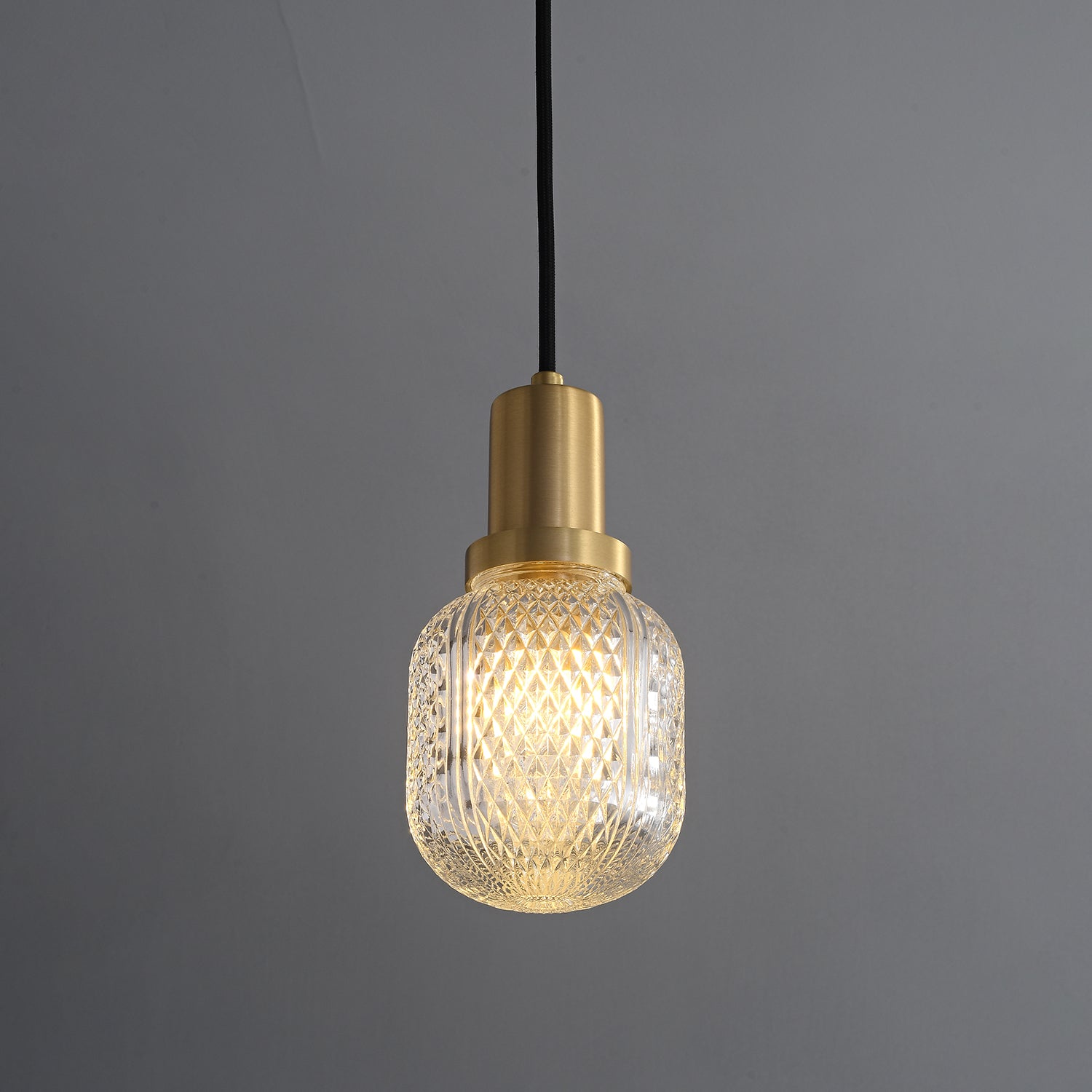 Cacarir Premium Nordic Art Brass Glass Pendant Lamp - Letslighting