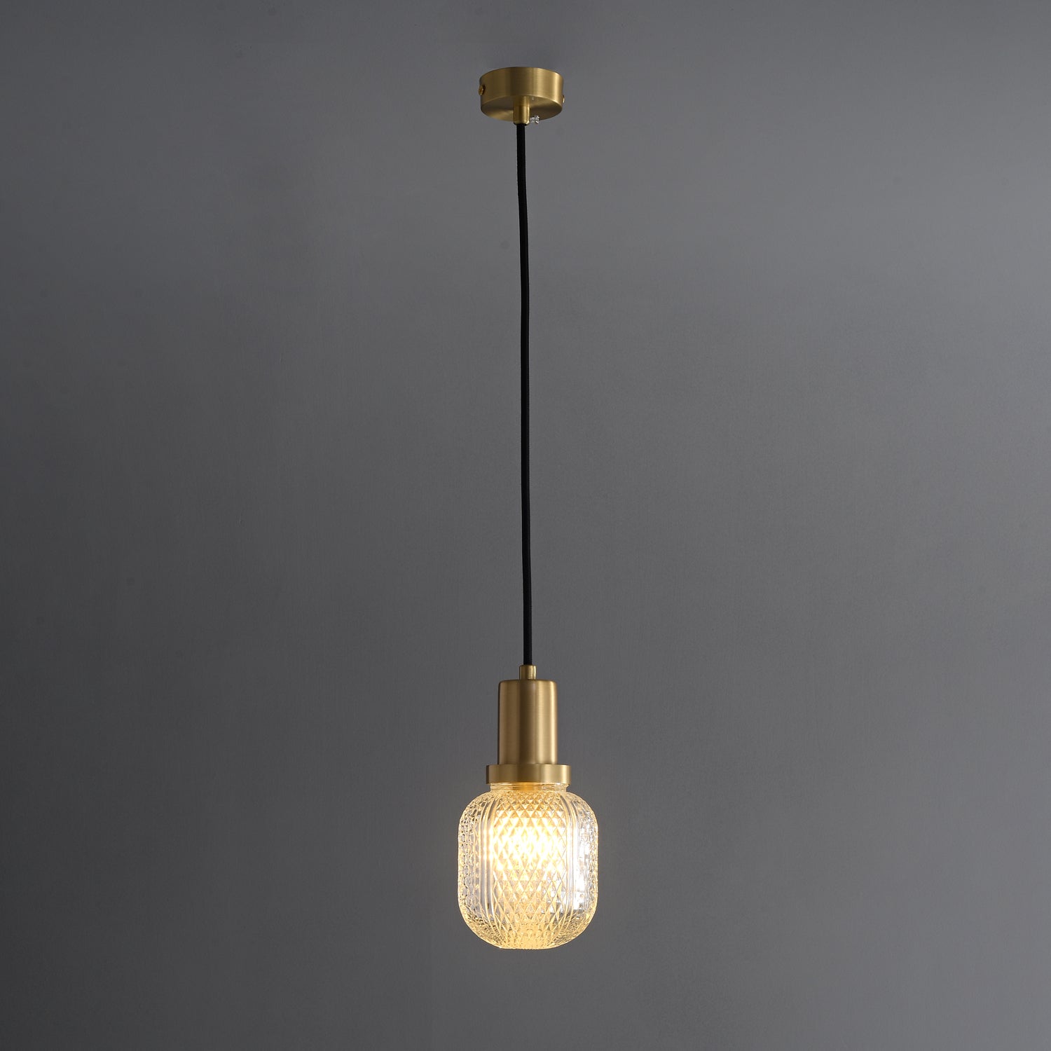Cacarir Premium Nordic Art Brass Glass Pendant Lamp - Letslighting