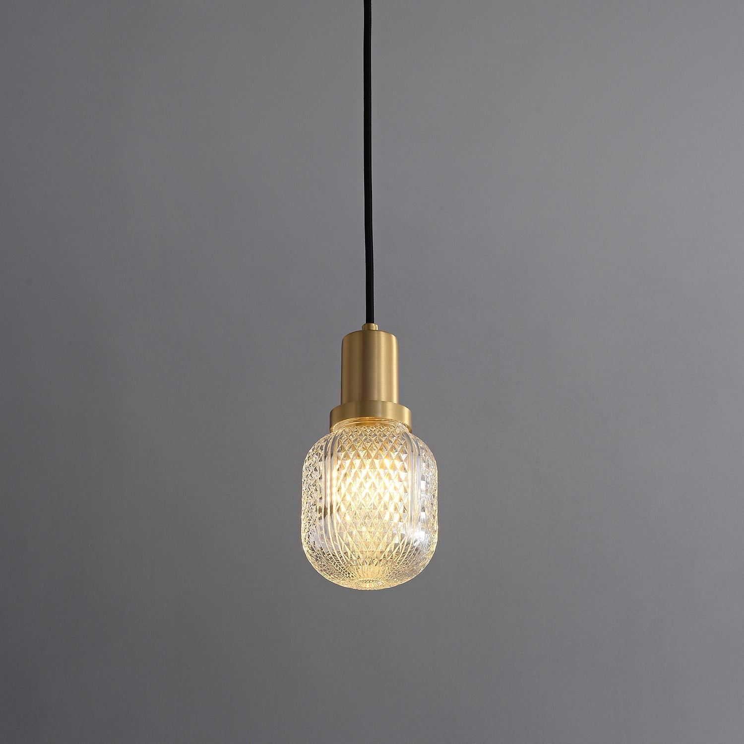 Cacarir Premium Nordic Art Brass Glass Pendant Lamp - Letslighting