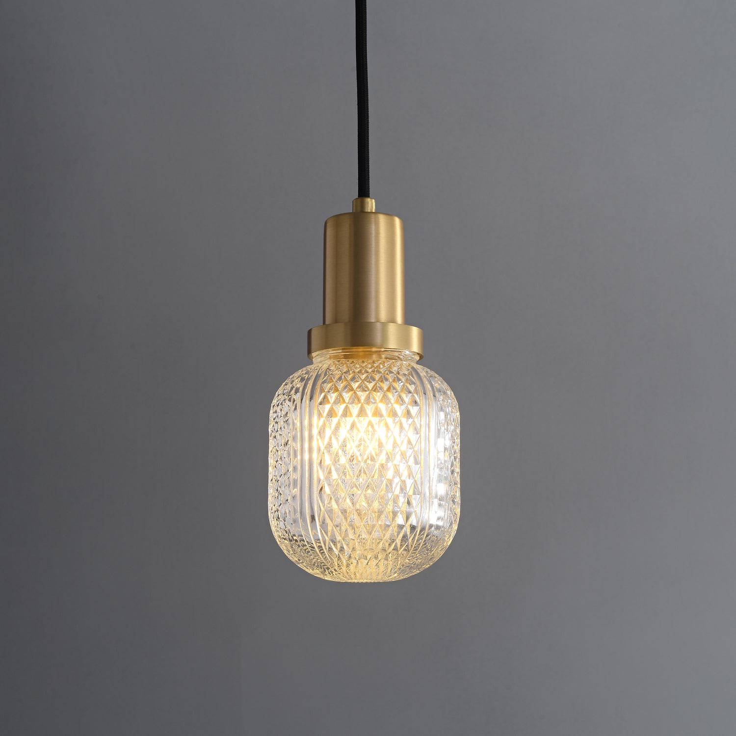 Cacarir Premium Nordic Art Brass Glass Pendant Lamp - Letslighting