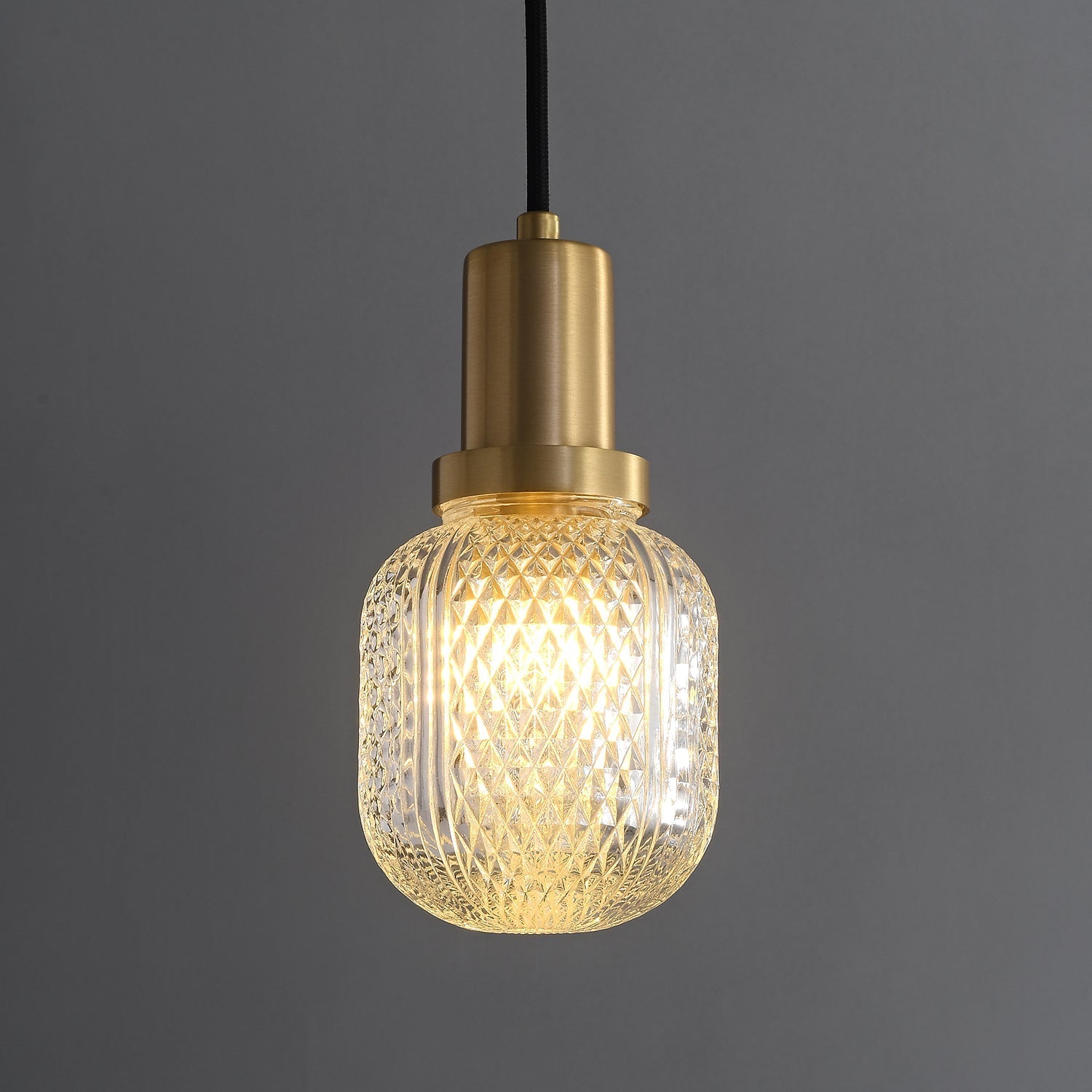Cacarir Premium Nordic Art Brass Glass Pendant Lamp - Letslighting
