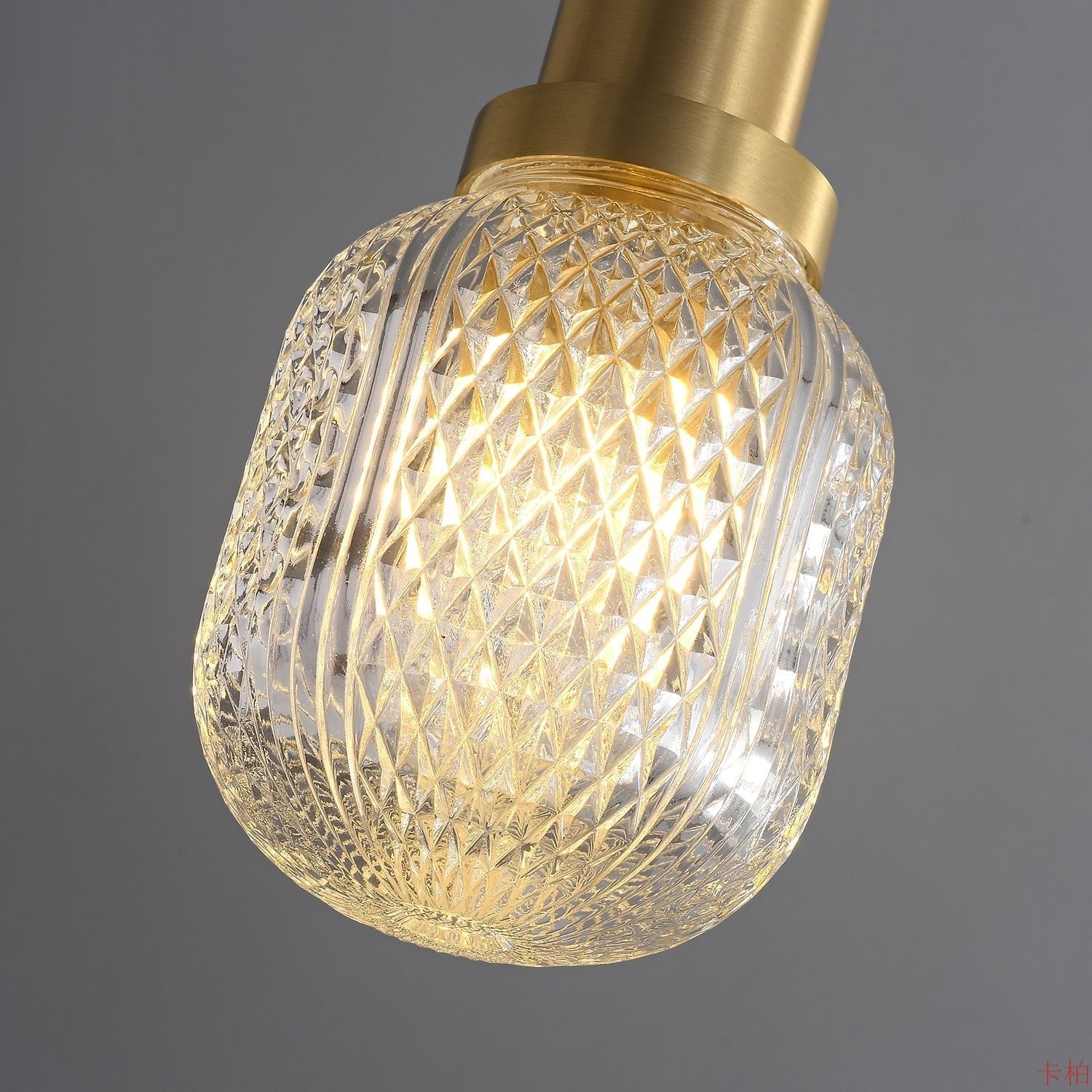Cacarir Premium Nordic Art Brass Glass Pendant Lamp - Letslighting