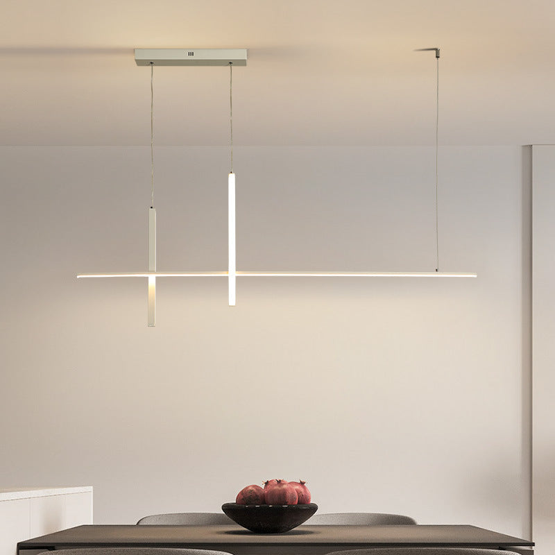 Arisha Modern Pendant Light /Acrylic Black/White Dining Room - Letslighting