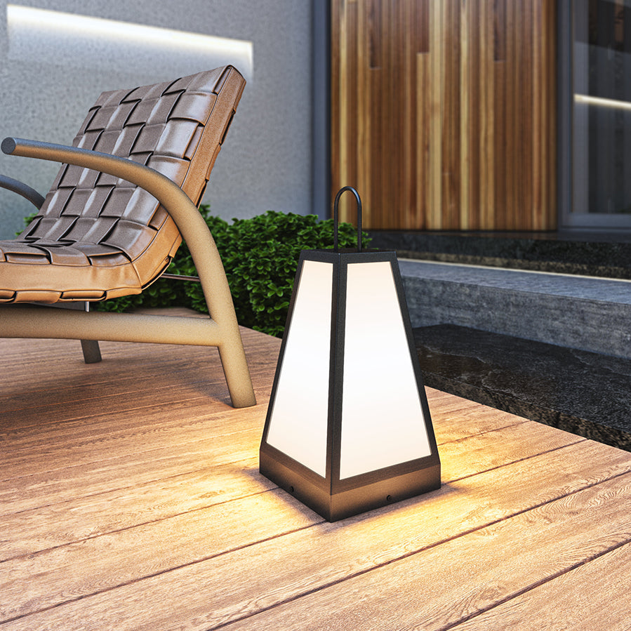 Ray Modern Stone Outdoor Light Metal&Resin