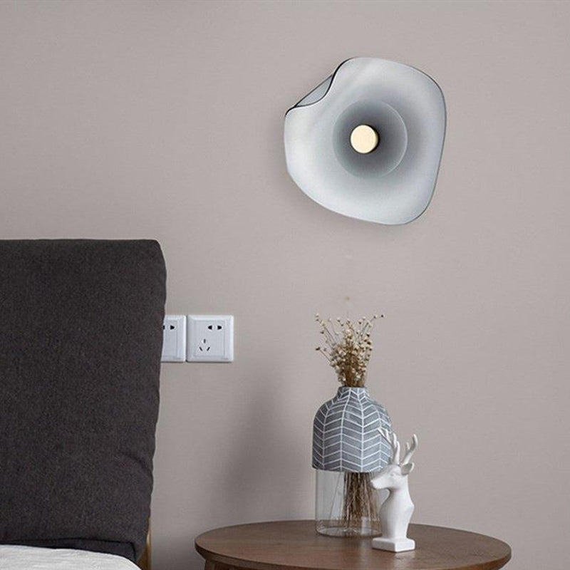 Arisha Modern Design Flower Indoor Wall Lamp Glass Bedroom Living Room - Letslighting