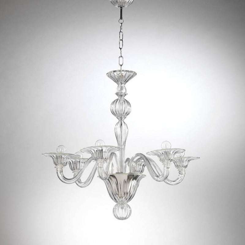 Silva Retro Chandelier Glass Dining Room Living Room - Letslighting