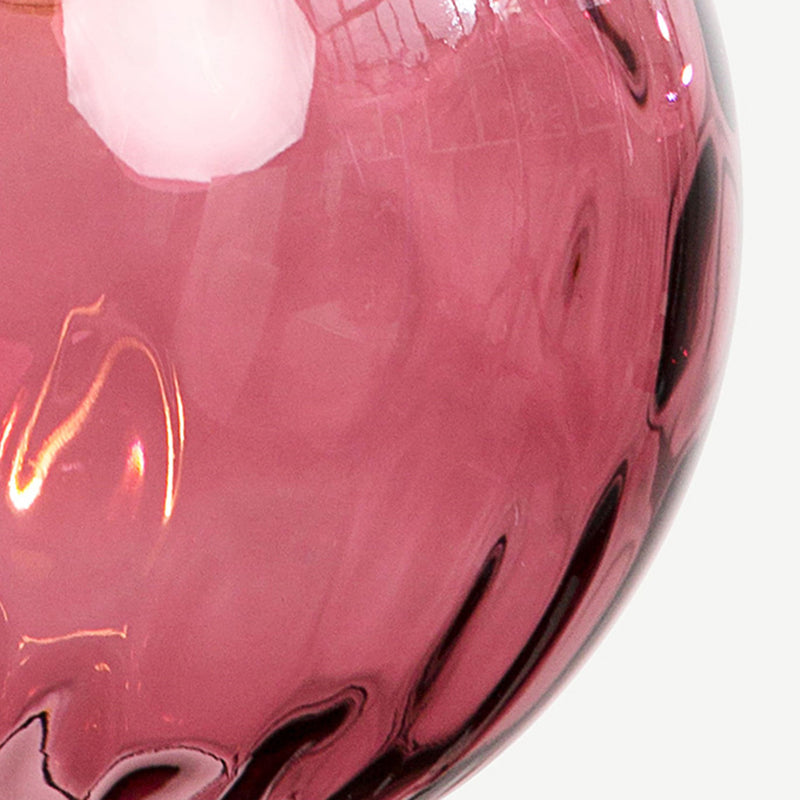 Valentina Colorful Glass Ball Pendant Light Water Ripple Living Room