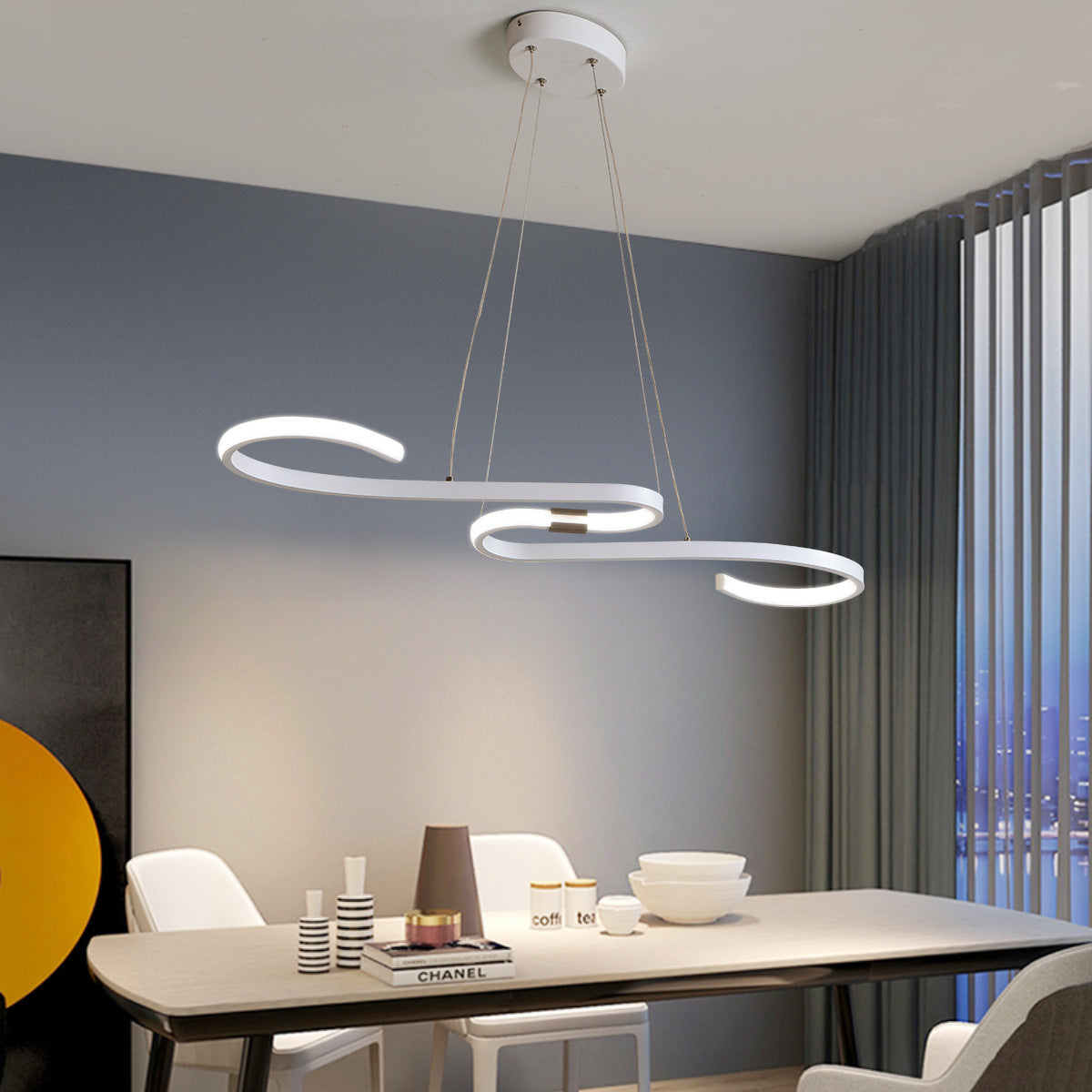 Arisha Post Modern Linear Pendant Light - Letslighting