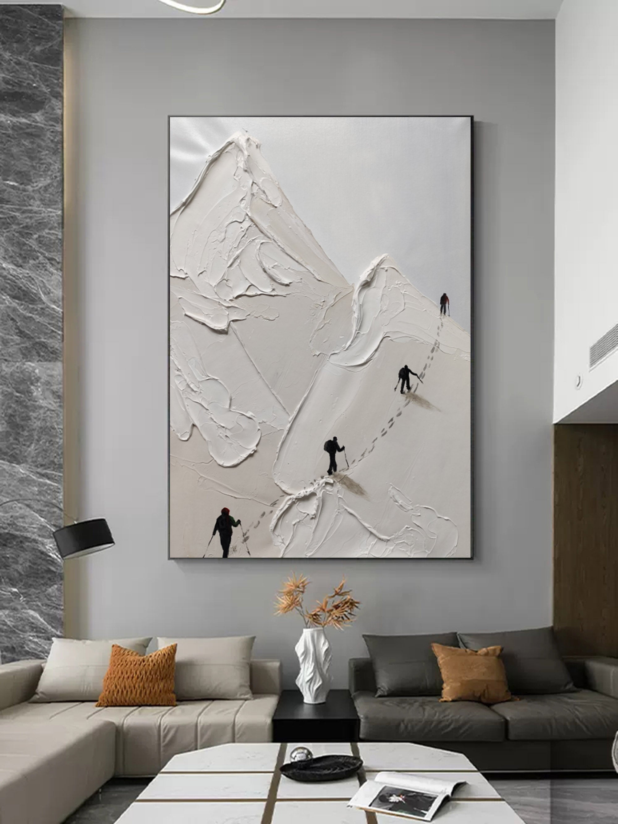 Plaster Art Texture Painting #SG177 - Letslighting