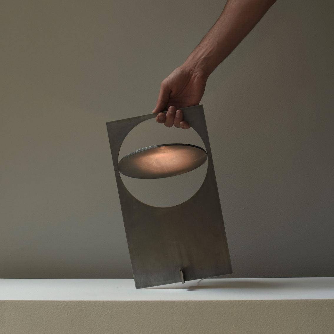 Orona Steel Futuristic Table Lamp - Letslighting