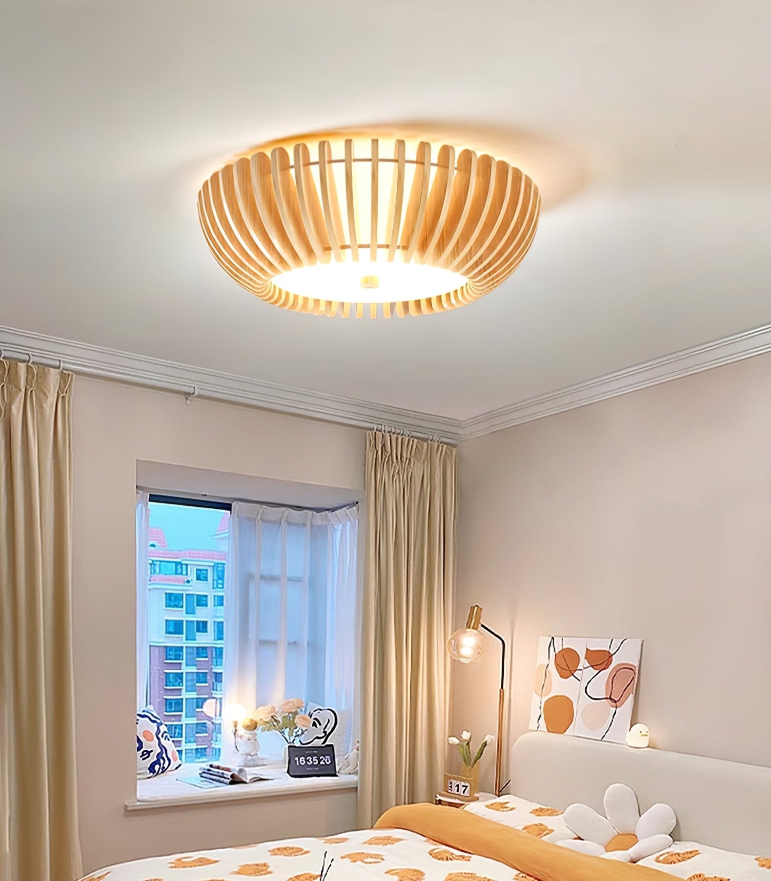 Vezorus Premium Elegance Wood Ceiling Lamp - Letslighting