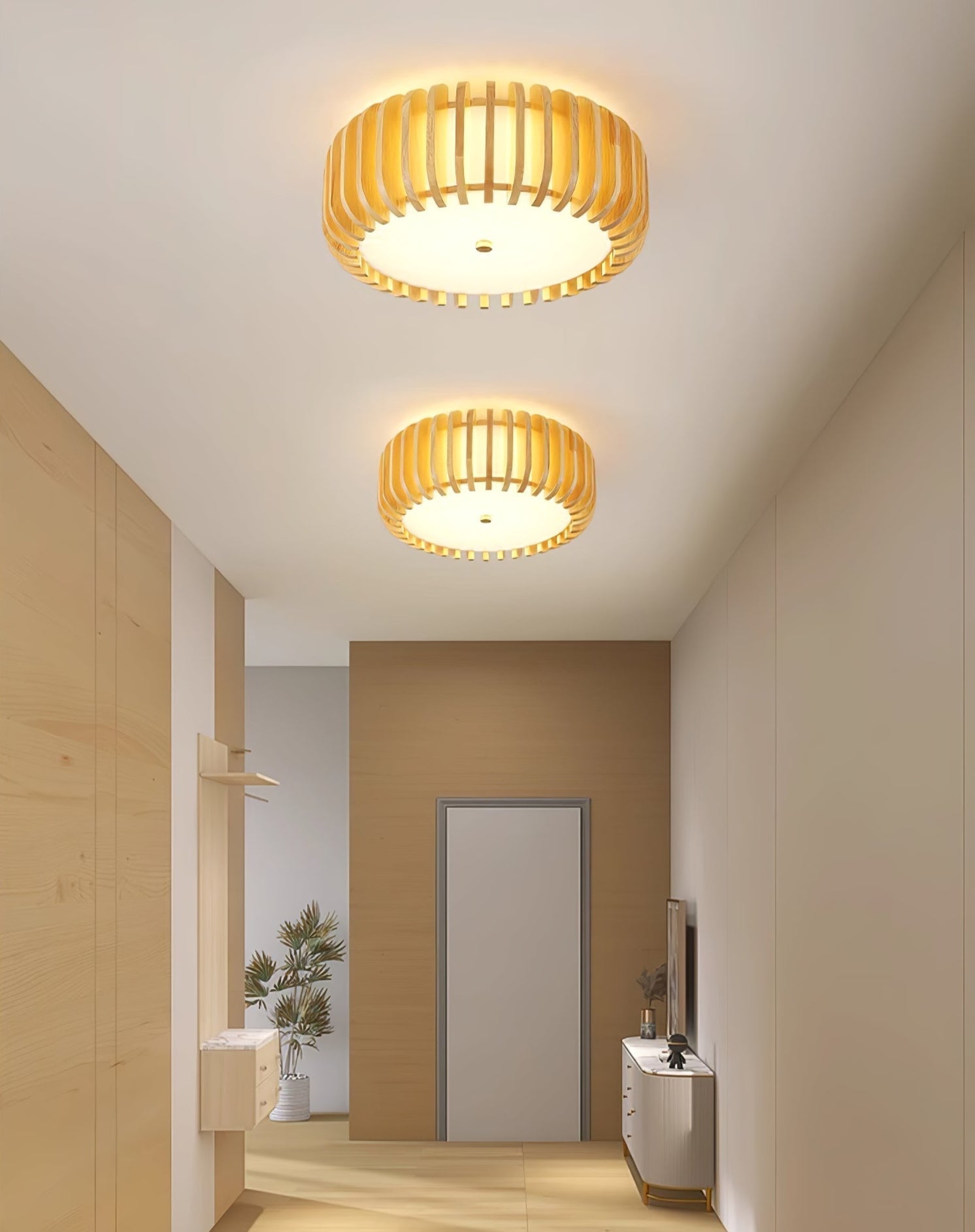 Vezorus Premium Elegance Wood Ceiling Lamp - Letslighting