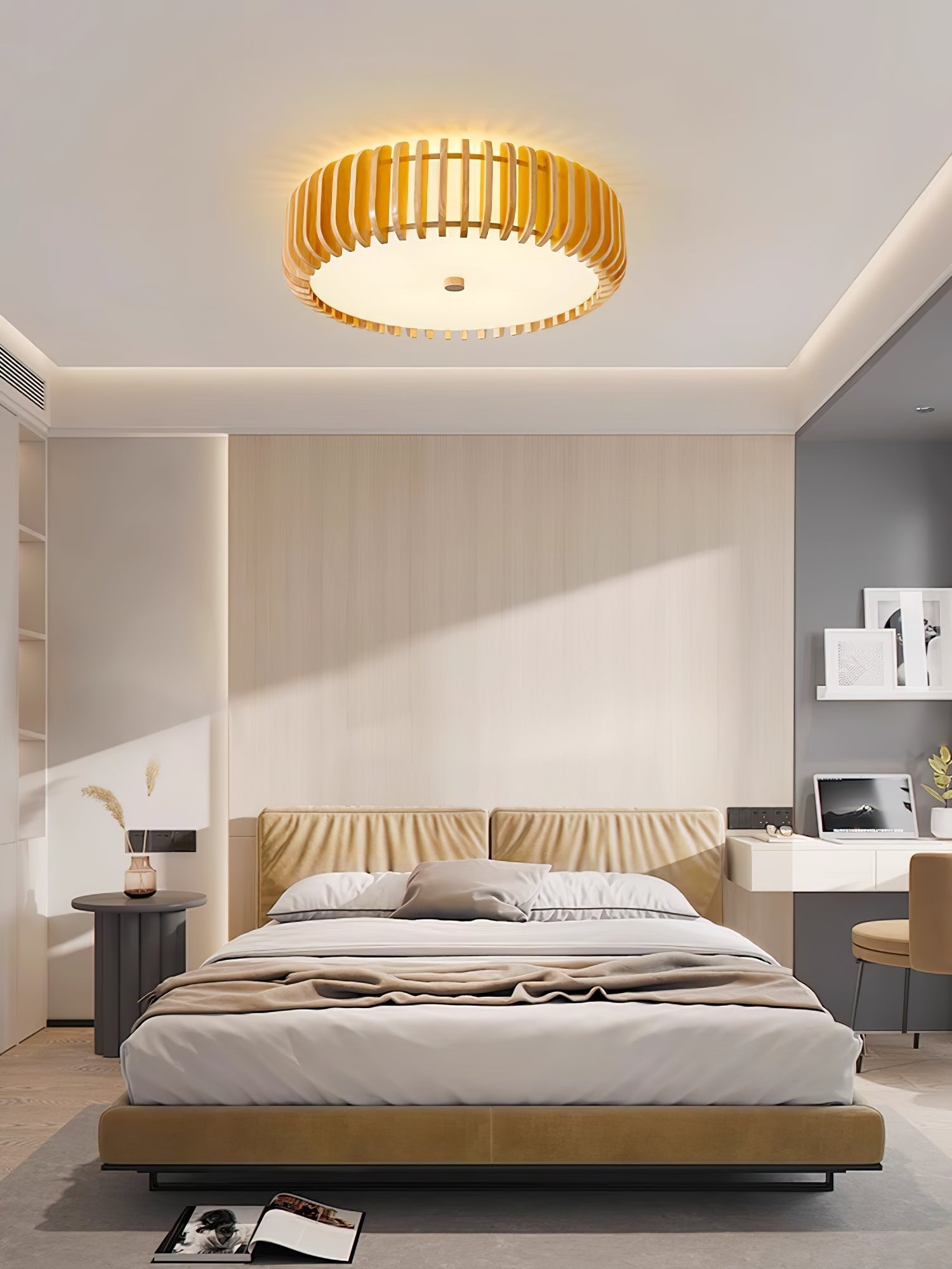 Vezorus Premium Elegance Wood Ceiling Lamp - Letslighting