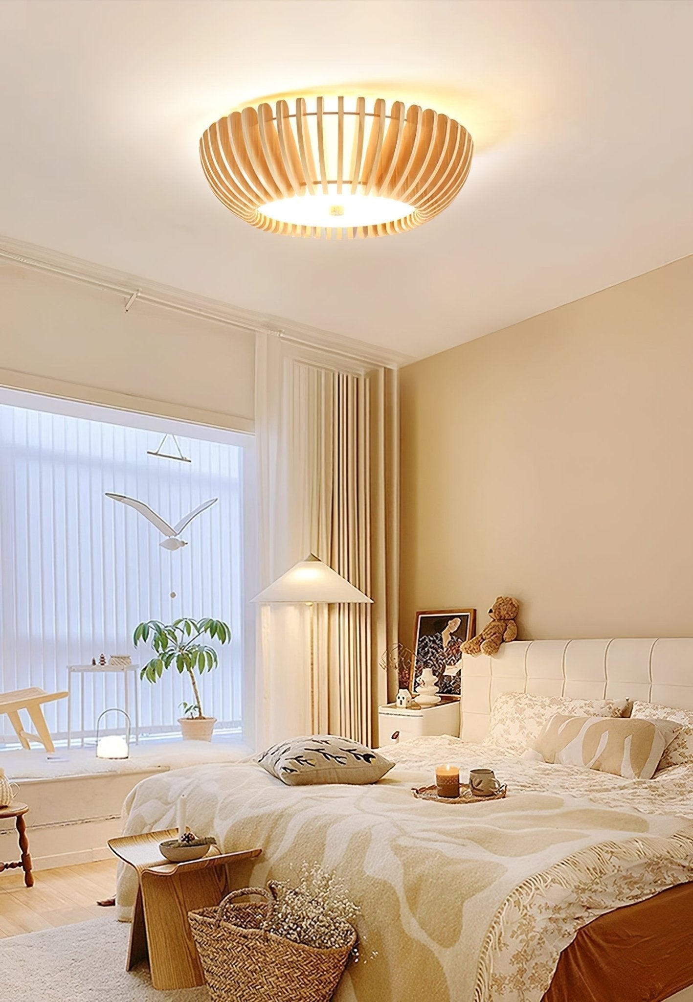 Vezorus Premium Elegance Wood Ceiling Lamp - Letslighting