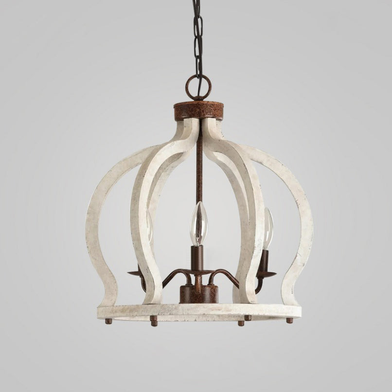 Vivinir Vintage Industrial Aura Farmhouse Wooden Pendant Lamp - Letslighting