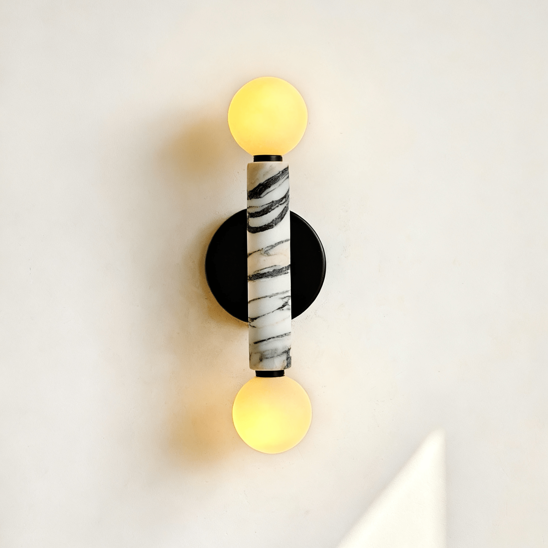 Orb Modern Marble Sconce