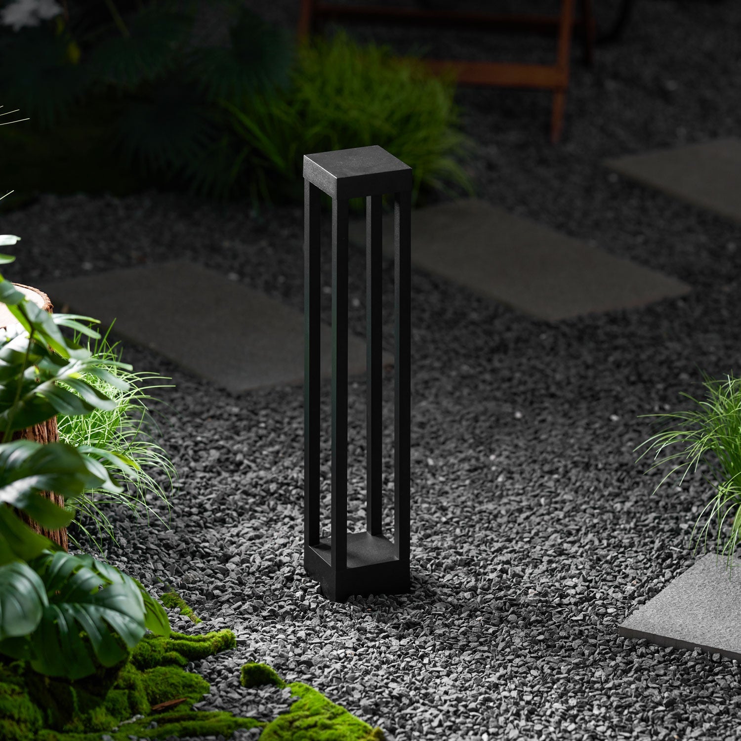 Obsidian Post Outdoor Light - Letslighting