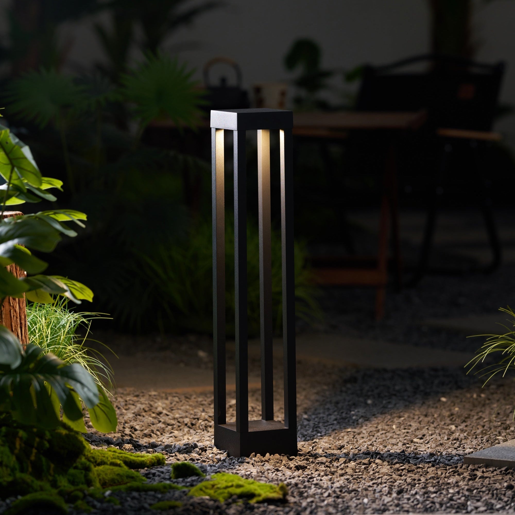Obsidian Post Outdoor Light - Letslighting