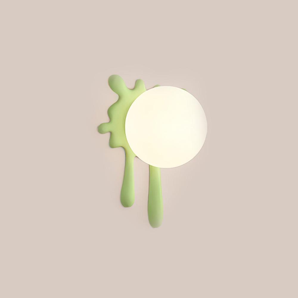 Wall Lamp Abstract Resin Splash Globe Light Playful Artistic - Letslighting