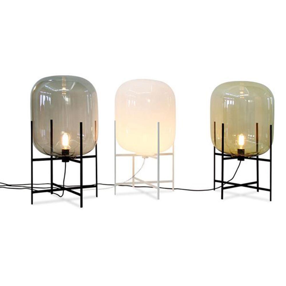 Halope Glass Industrial Table Lamp - Letslighting