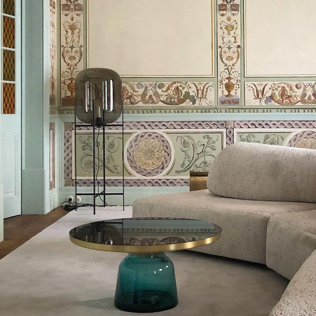 Zevia Glass Industrial Floor lamp - Letslighting