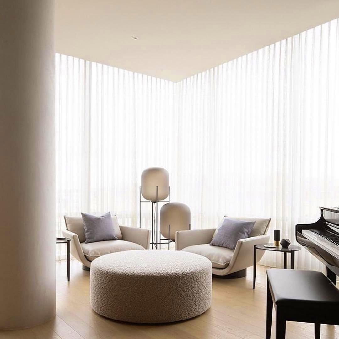 Zevia Glass Industrial Floor lamp - Letslighting