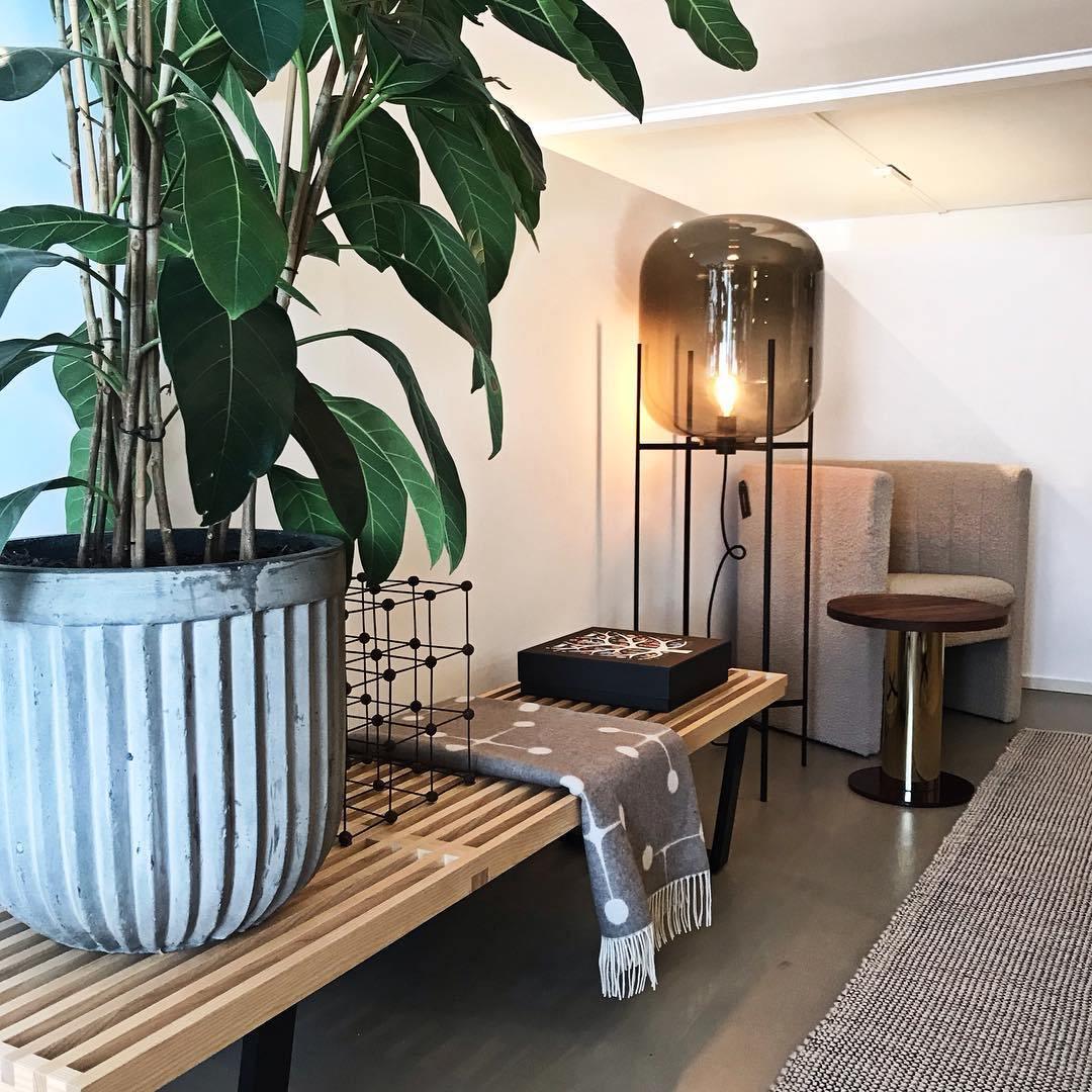 Zevia Glass Industrial Floor lamp - Letslighting