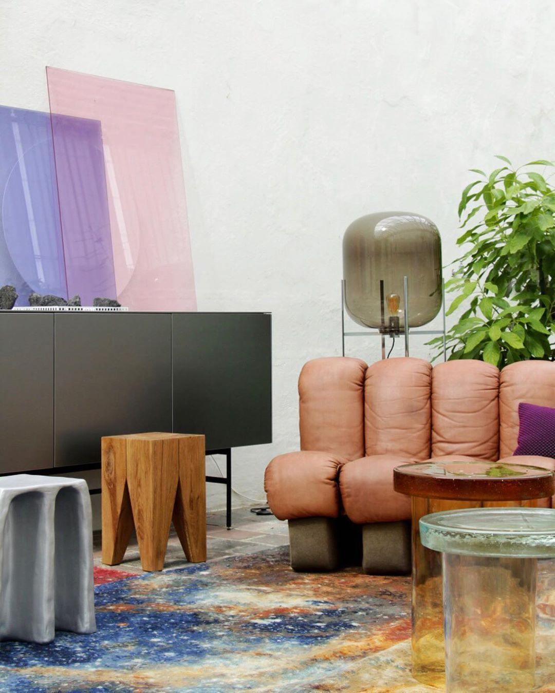 Zevia Glass Industrial Floor lamp - Letslighting