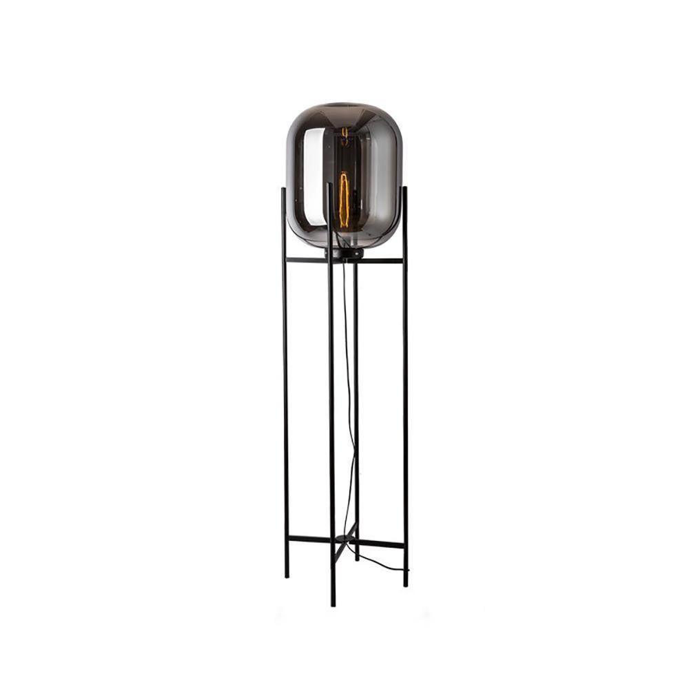 Zevia Glass Industrial Floor lamp - Letslighting