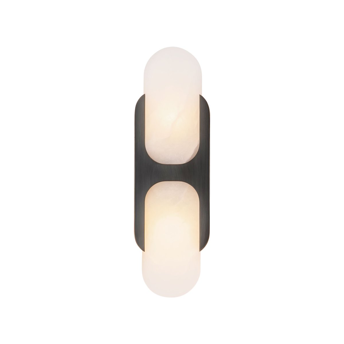 Ulthaora Double Globe Alabaster Wall Ligh