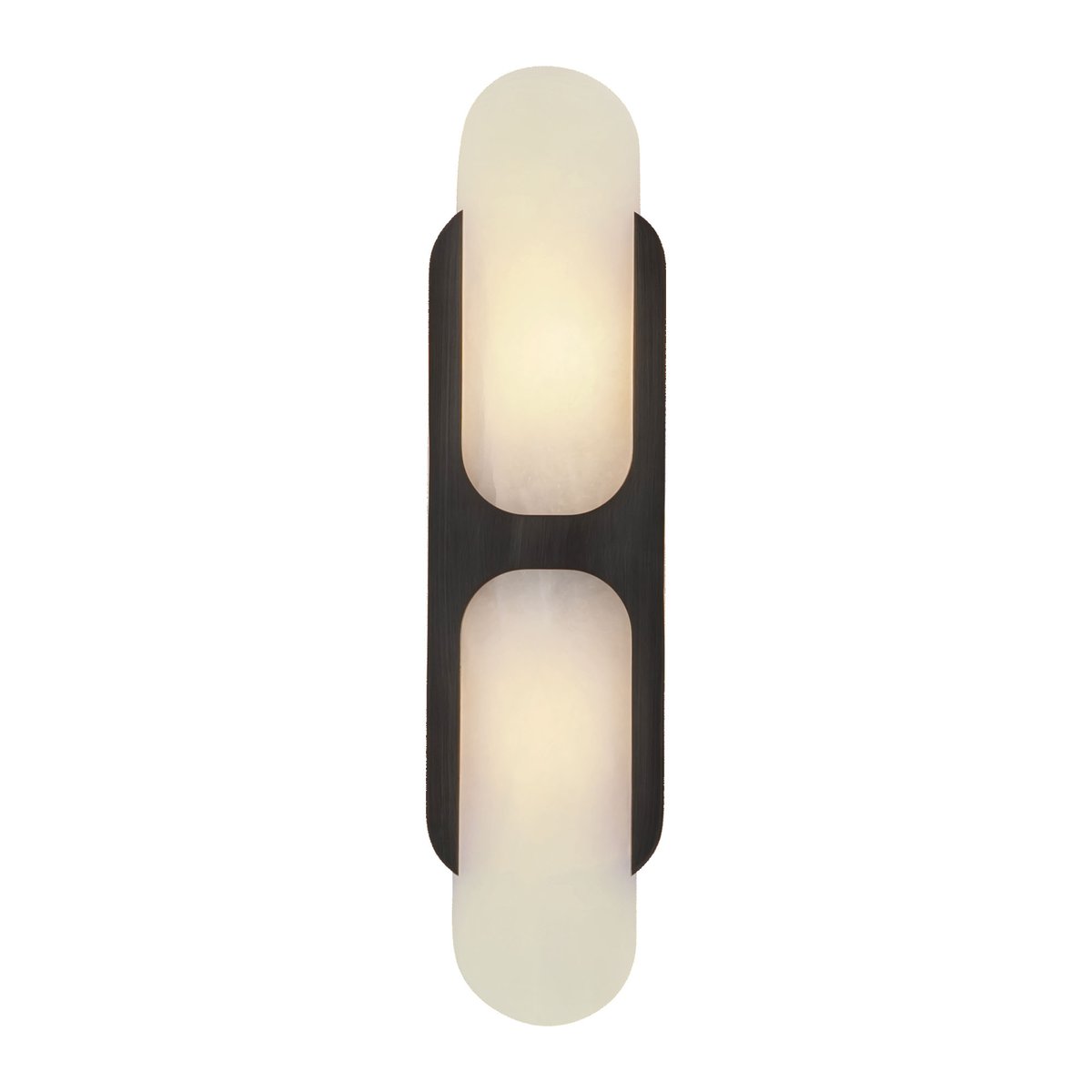Ulthaora Double Globe Alabaster Wall Ligh