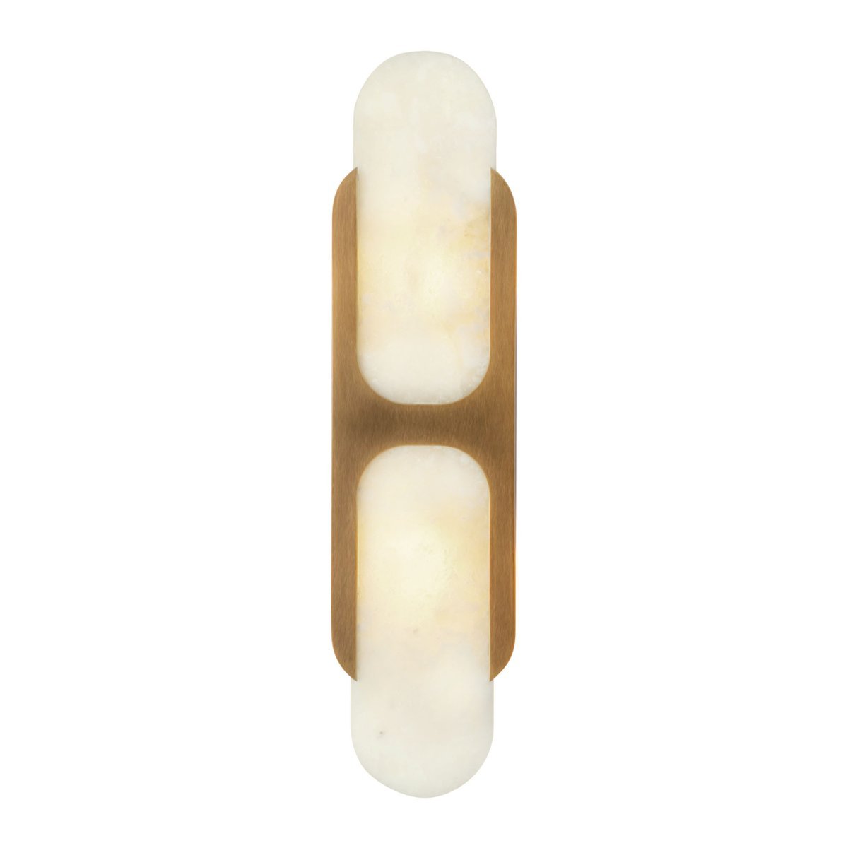 Ulthaora Double Globe Alabaster Wall Ligh