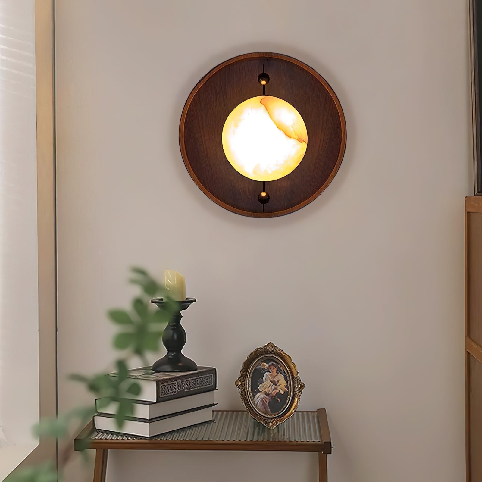 Evtala Modern Minimalist Alabaster Wall Lamp - Letslighting