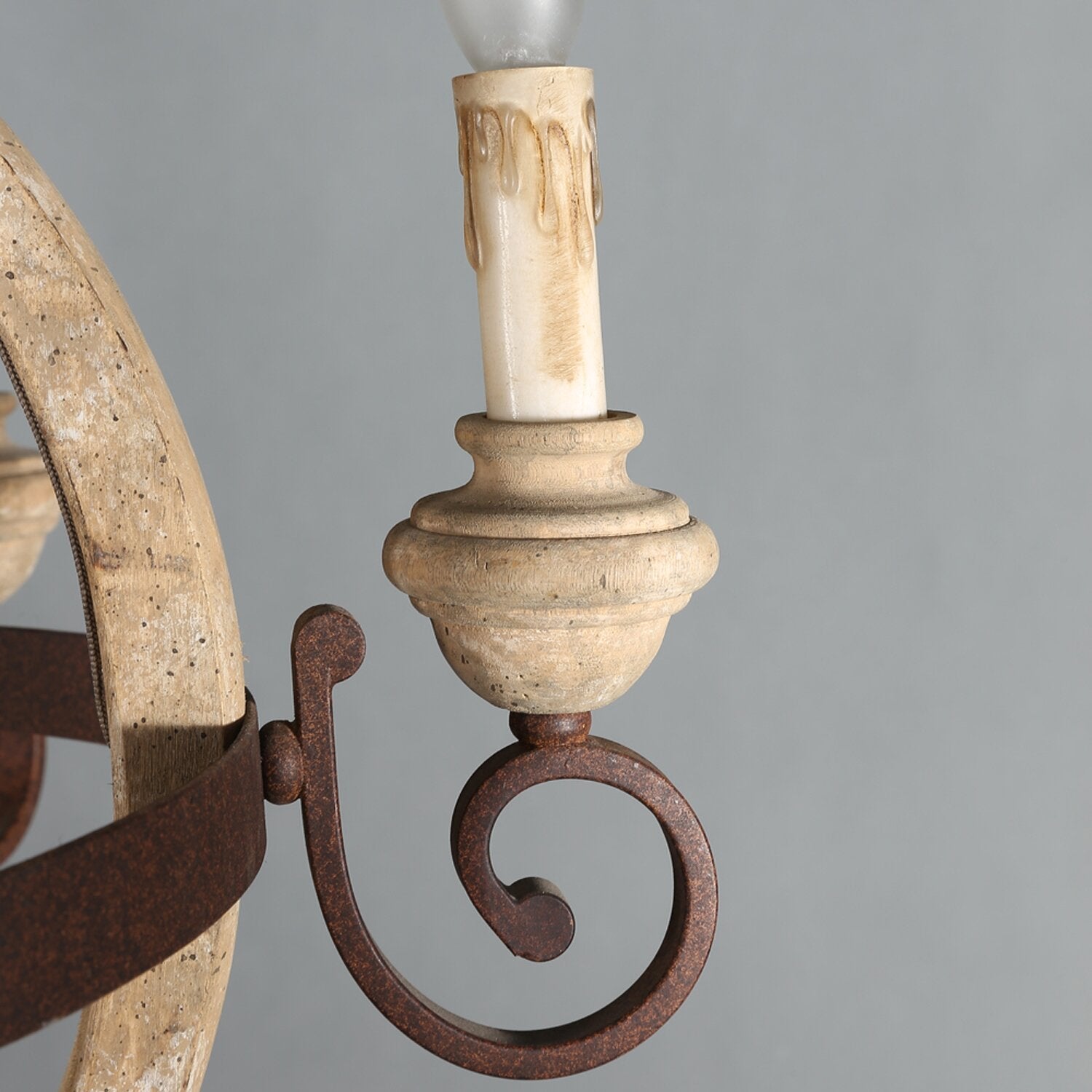 Cumaryra Traditional Hand-carved Wooden Chandelier - Letslighting