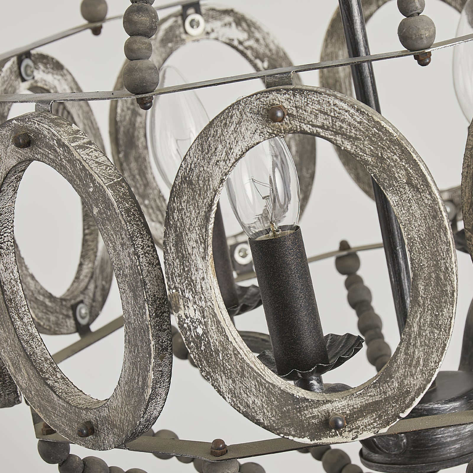 Zasorila Vintage Wooden Chandelier - Letslighting