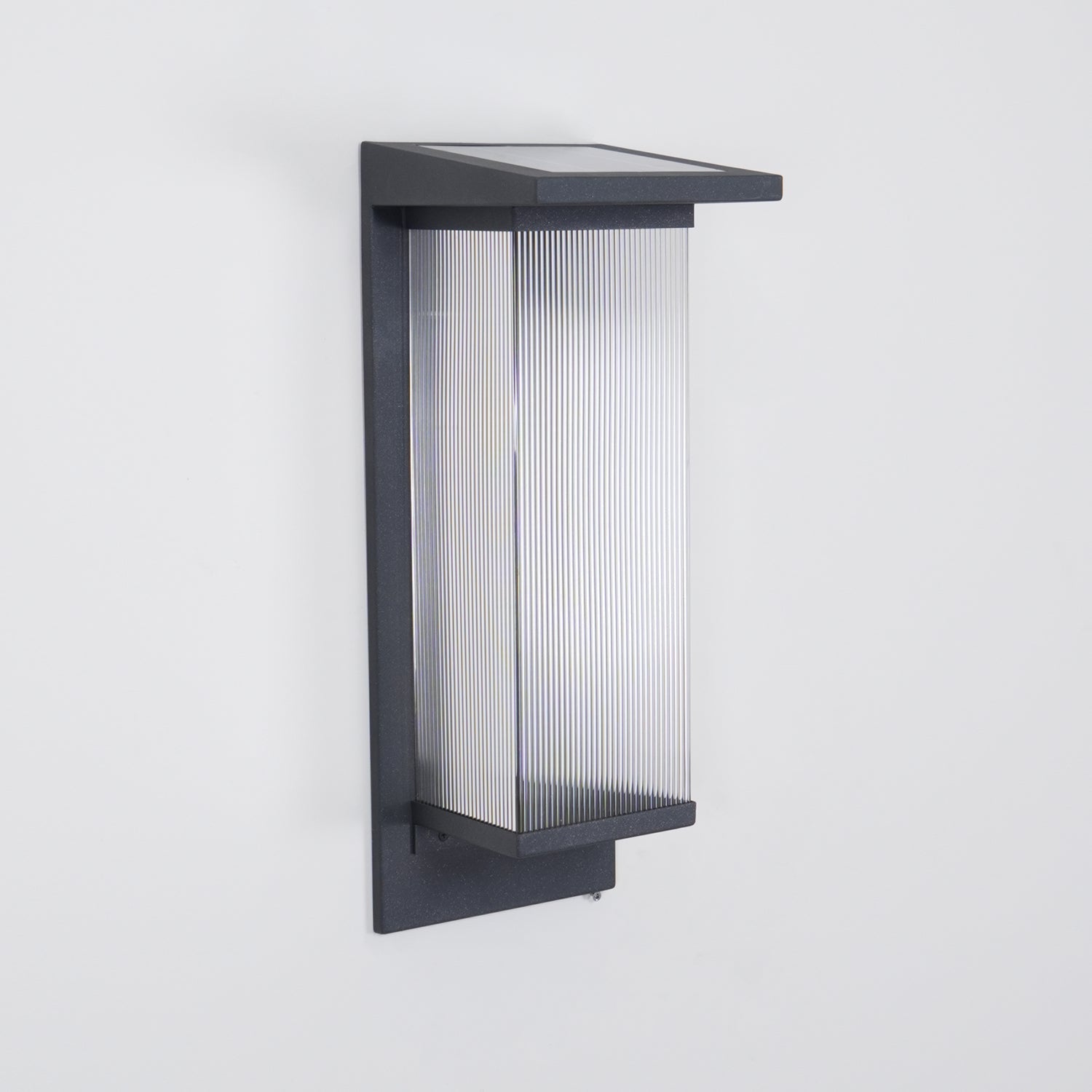Dependable Unique Box Solar Outdoor Wall Lamp - Letslighting