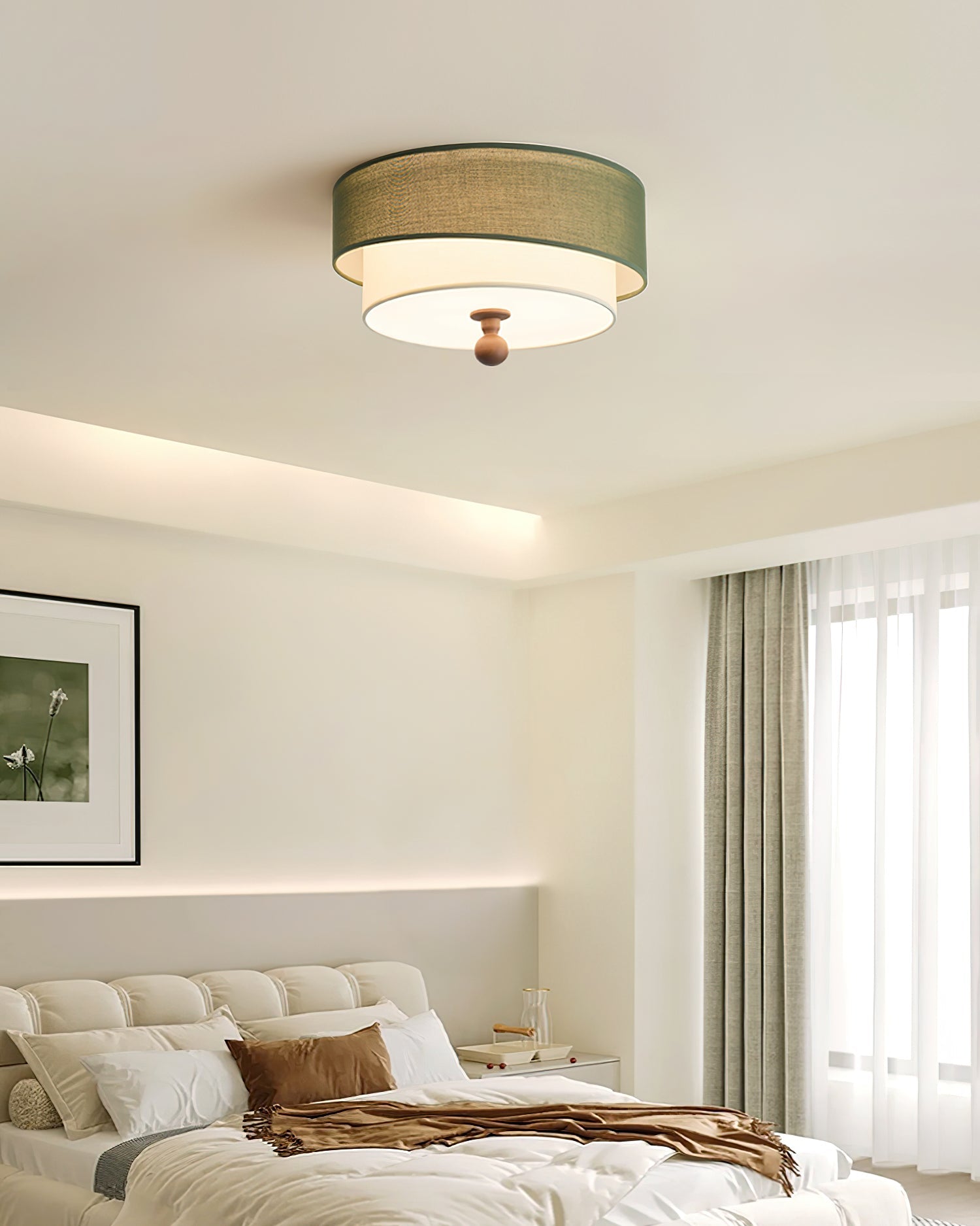 Olten Layered Drum Ceiling Lamp - Letslighting