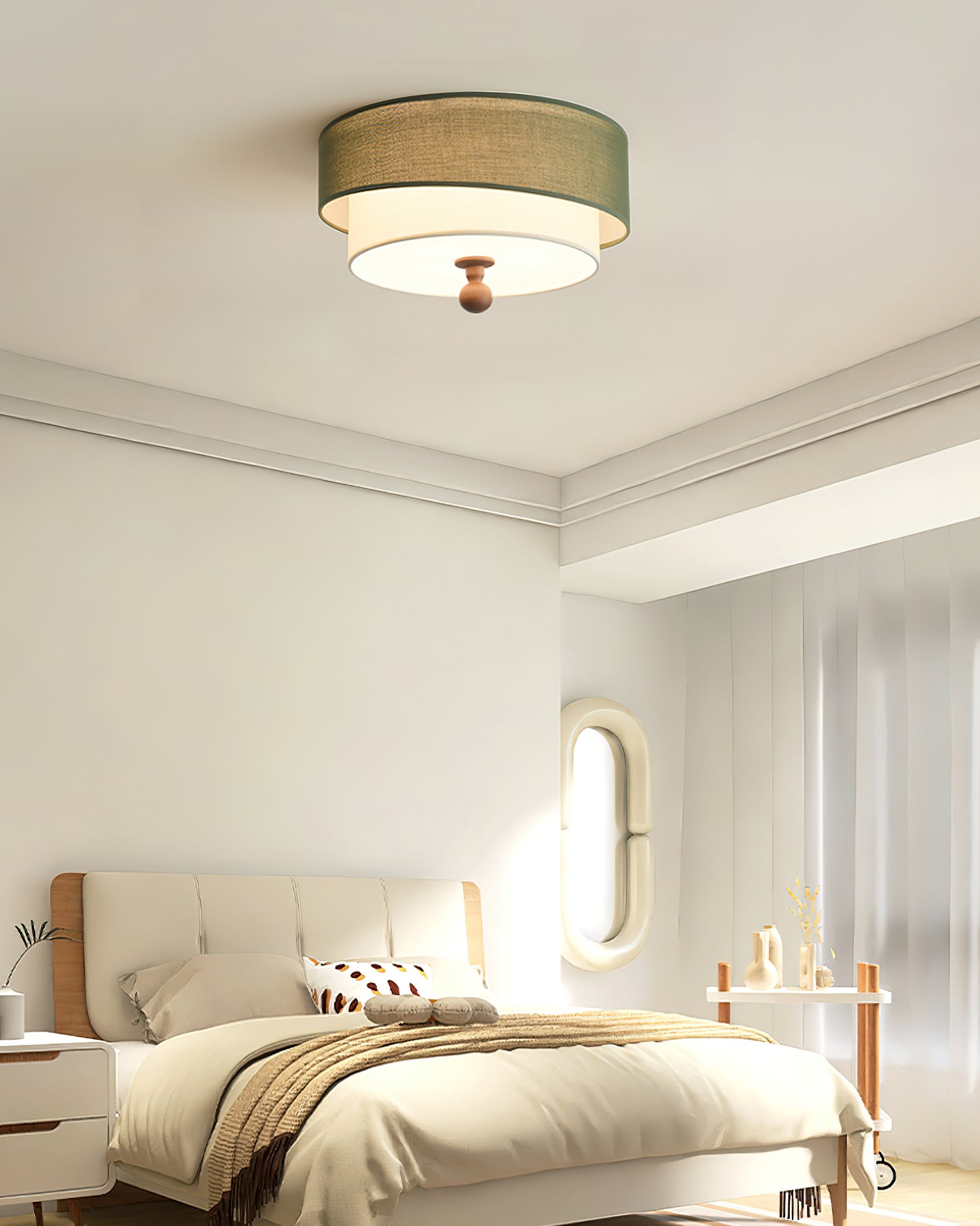 Olten Layered Drum Ceiling Lamp - Letslighting