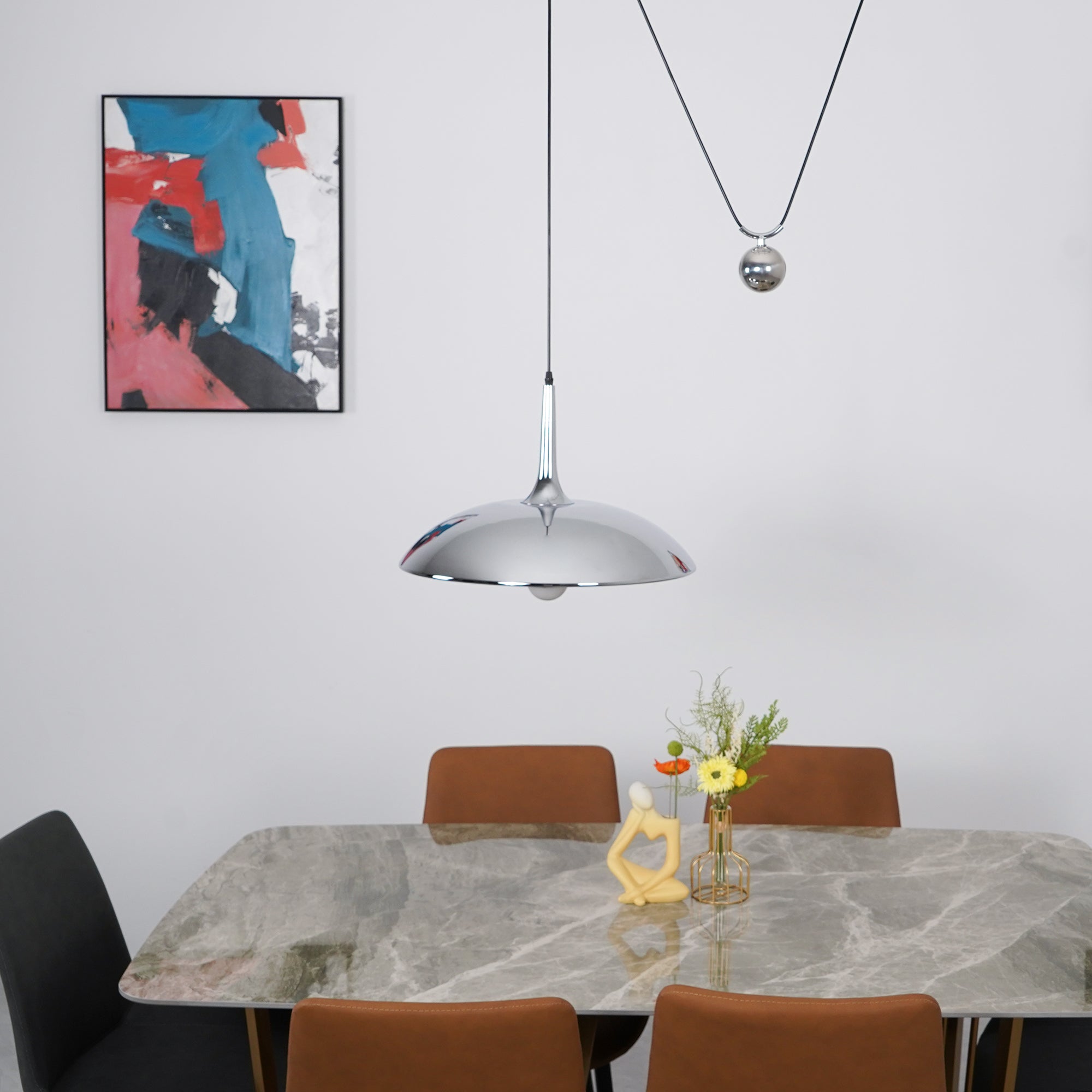 Lustra Pendant Lamp Adjustable for Living Room - Letslighting