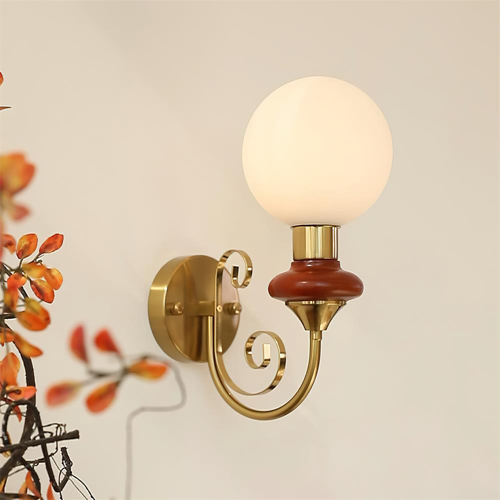 Velin Brass Wall Lamp - Letslighting