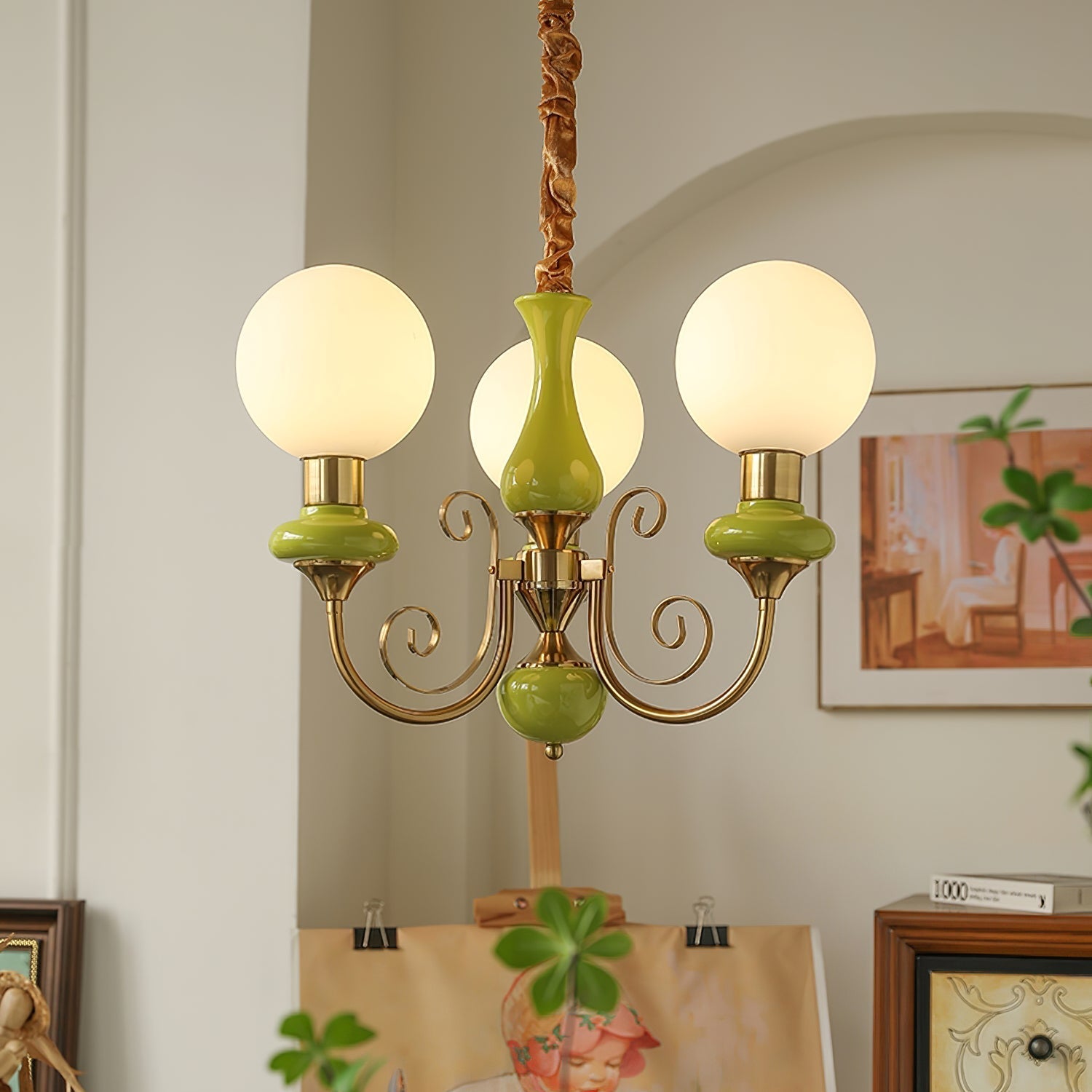 Evsolia Premium Nordic Art Onyx Glass Chandelier - Letslighting