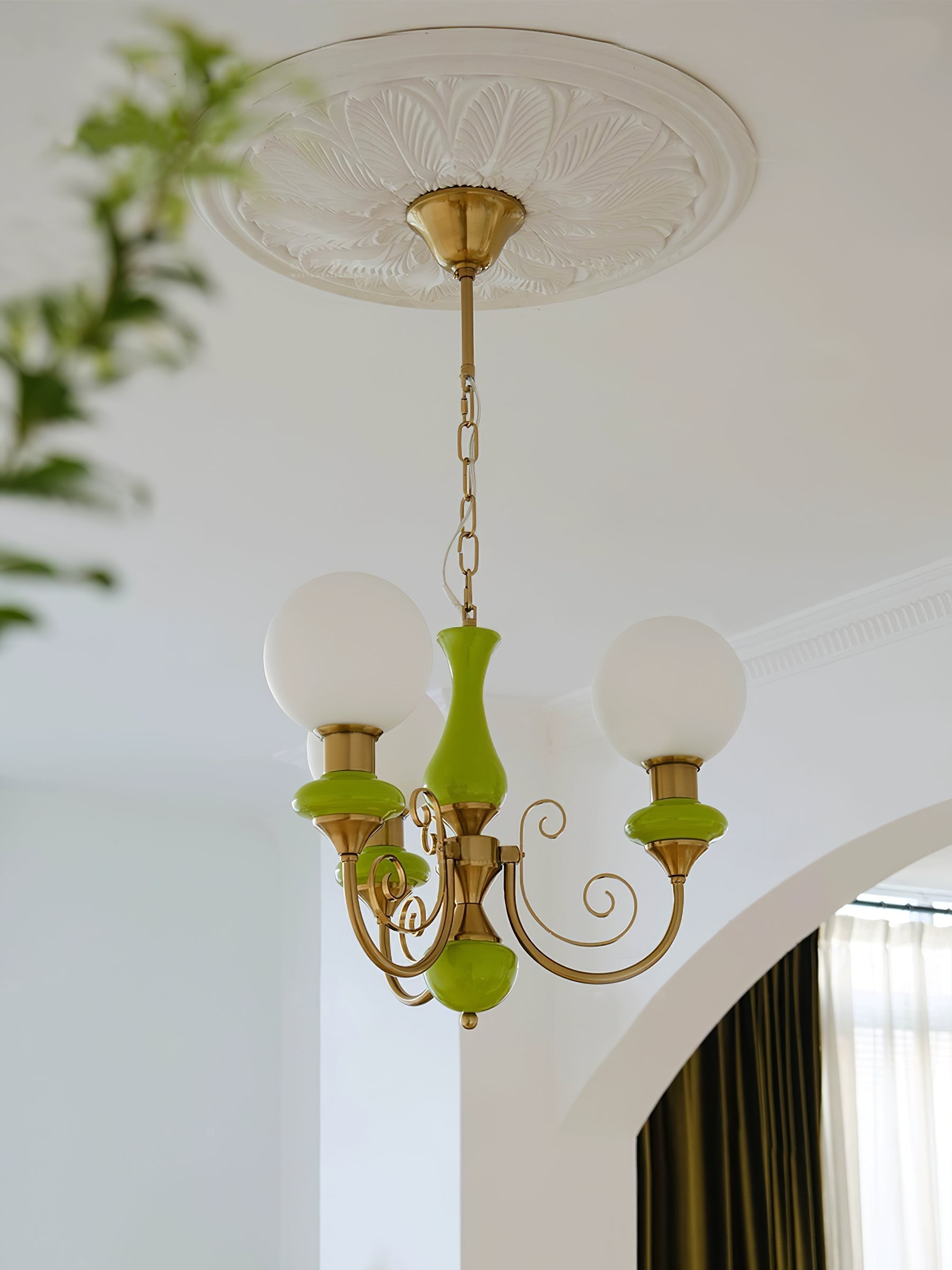 Evsolia Premium Nordic Art Onyx Glass Chandelier - Letslighting
