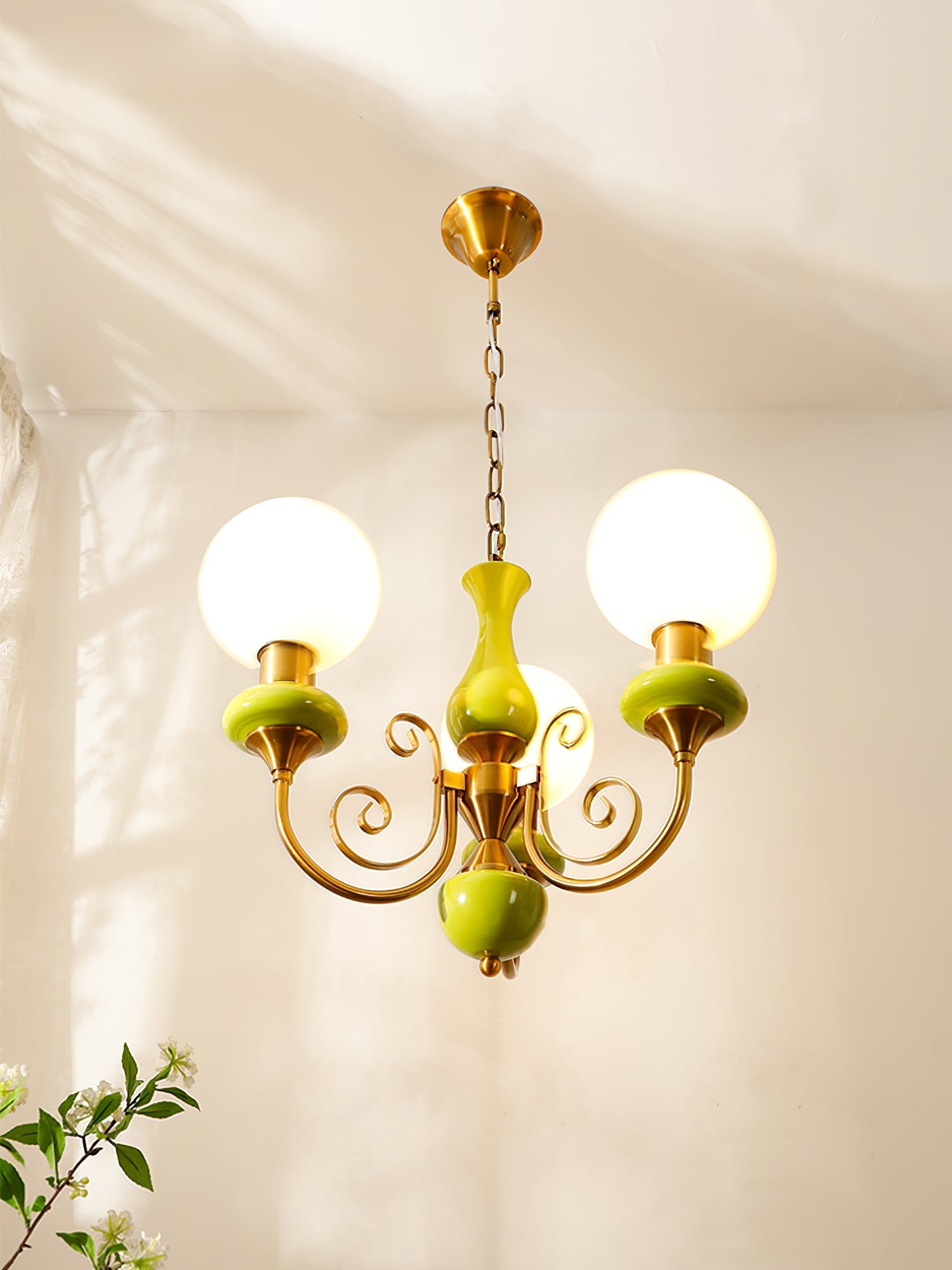 Evsolia Premium Nordic Art Onyx Glass Chandelier - Letslighting