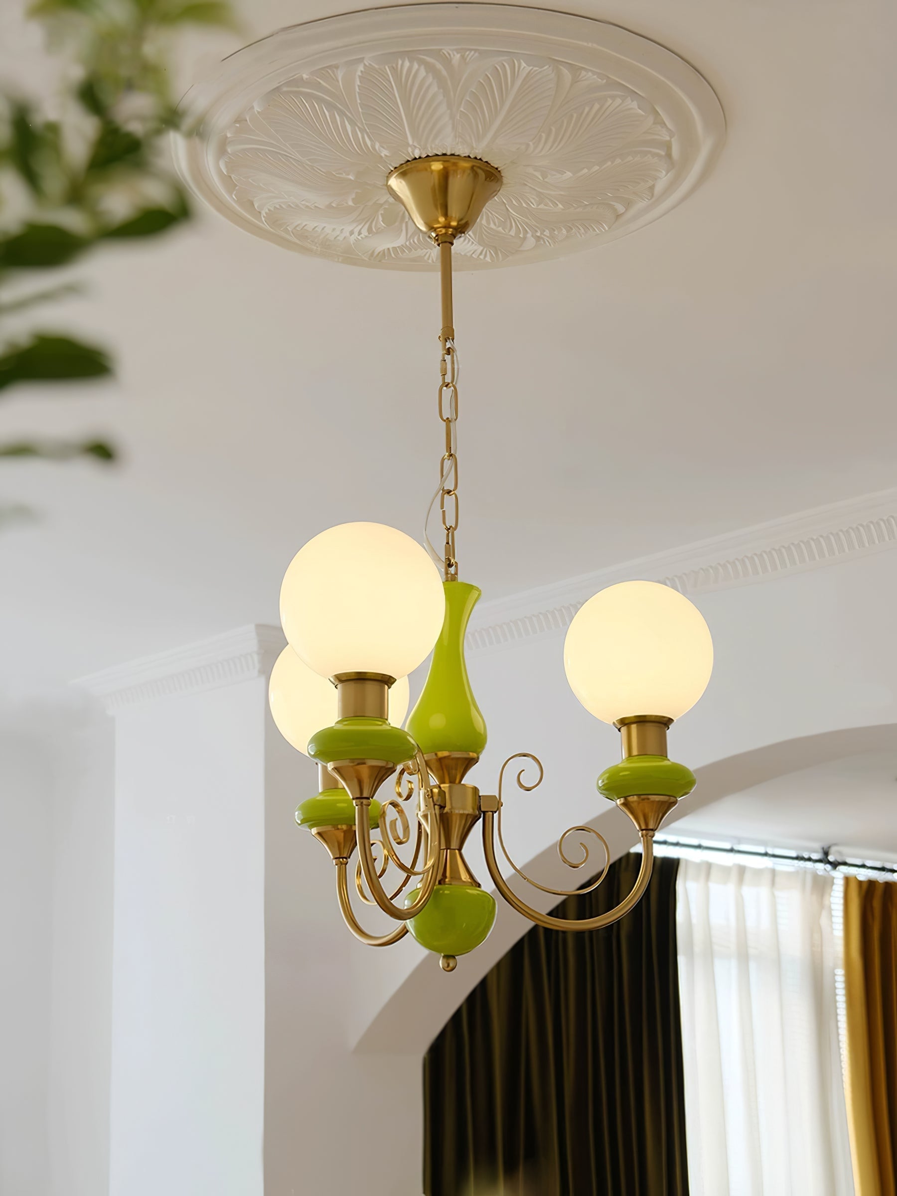 Evsolia Premium Nordic Art Onyx Glass Chandelier - Letslighting